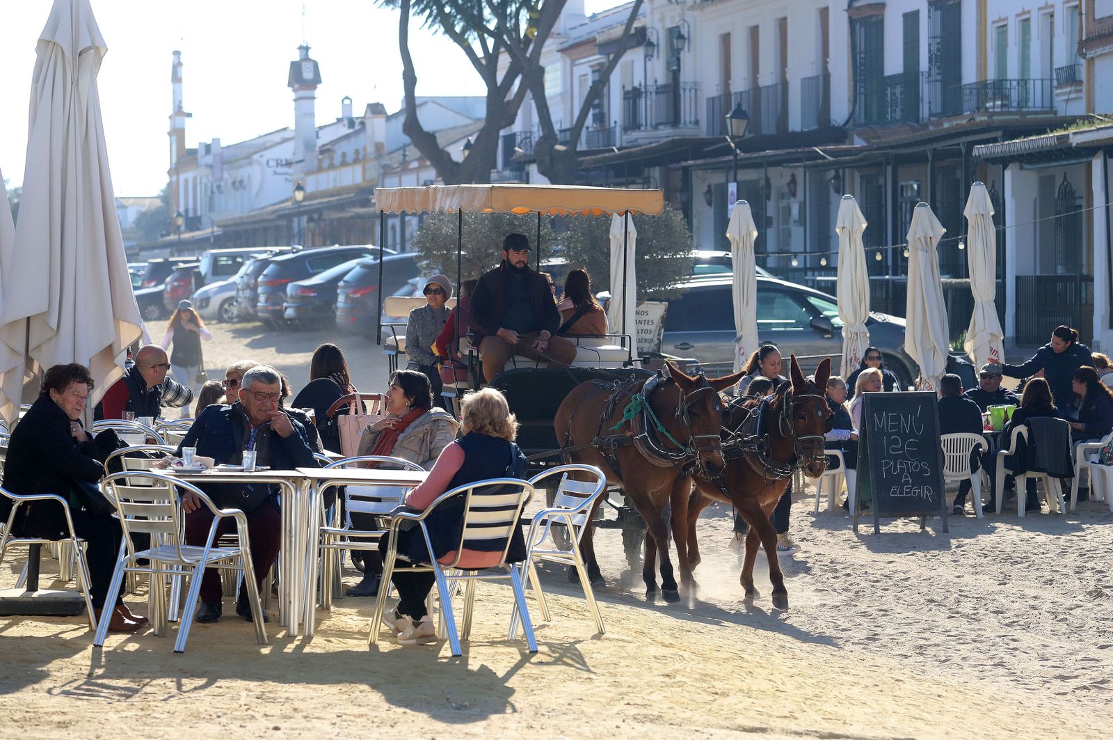 Imágenes de la celebración de la Candelaria en El Rocío
