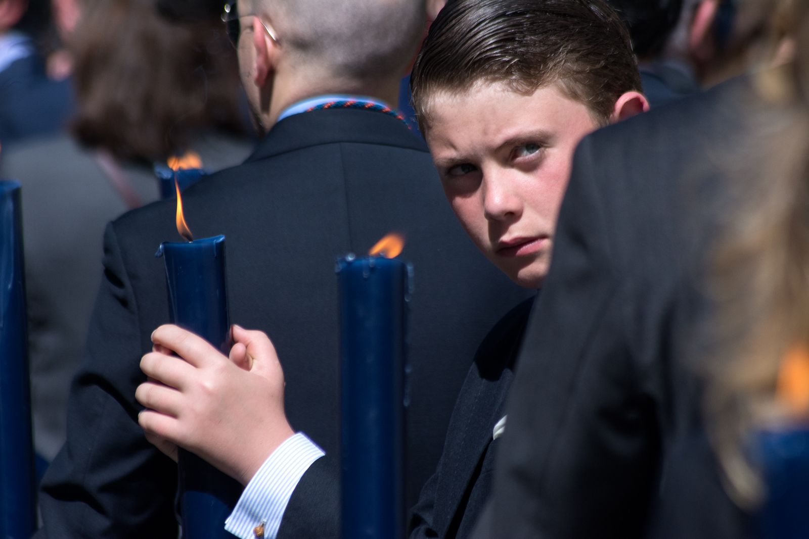 Regreso a su capilla de la Hermandad del Baratillo