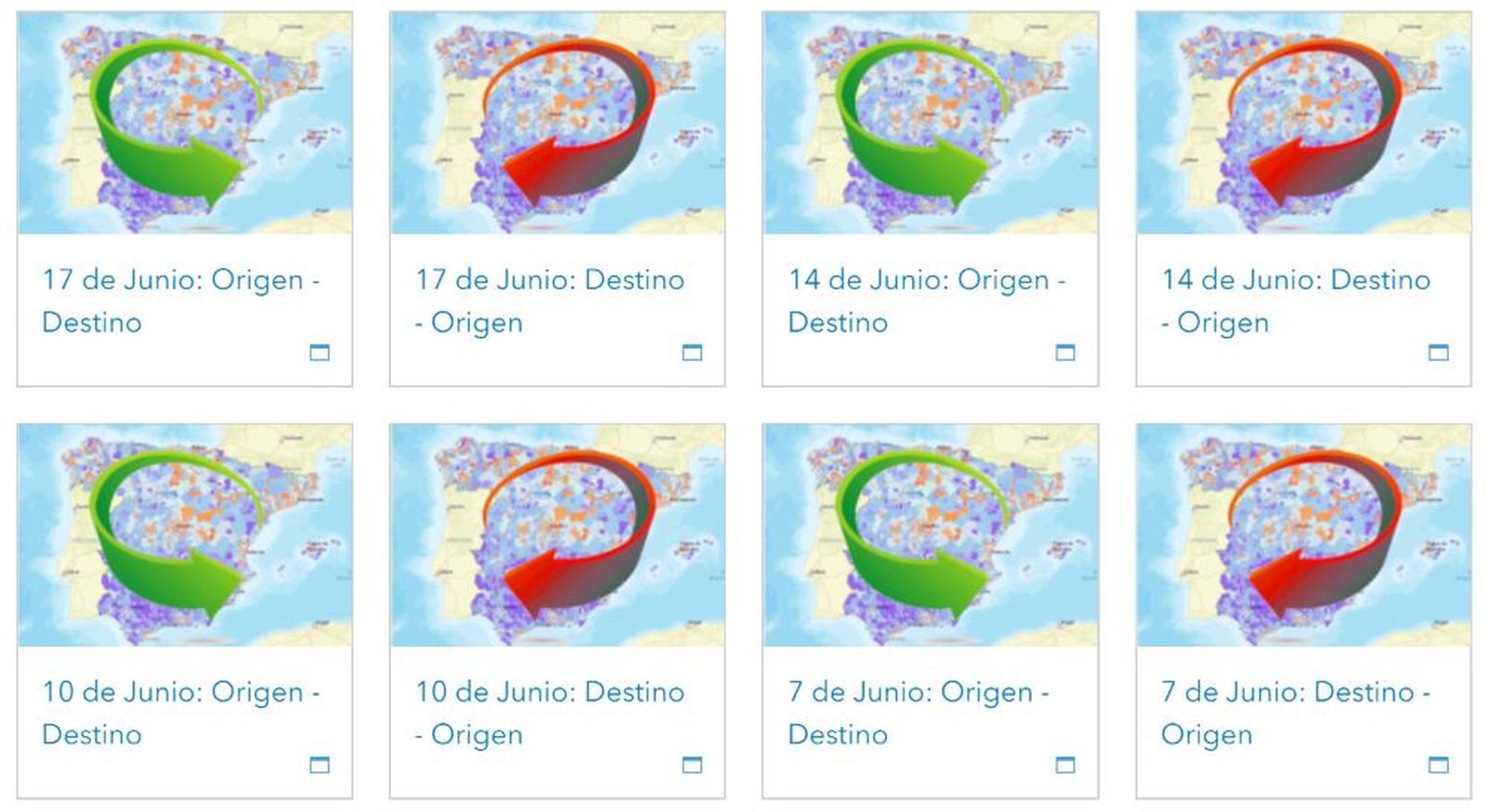 Así dibuja nuestros movimientos el rastreo de los móviles