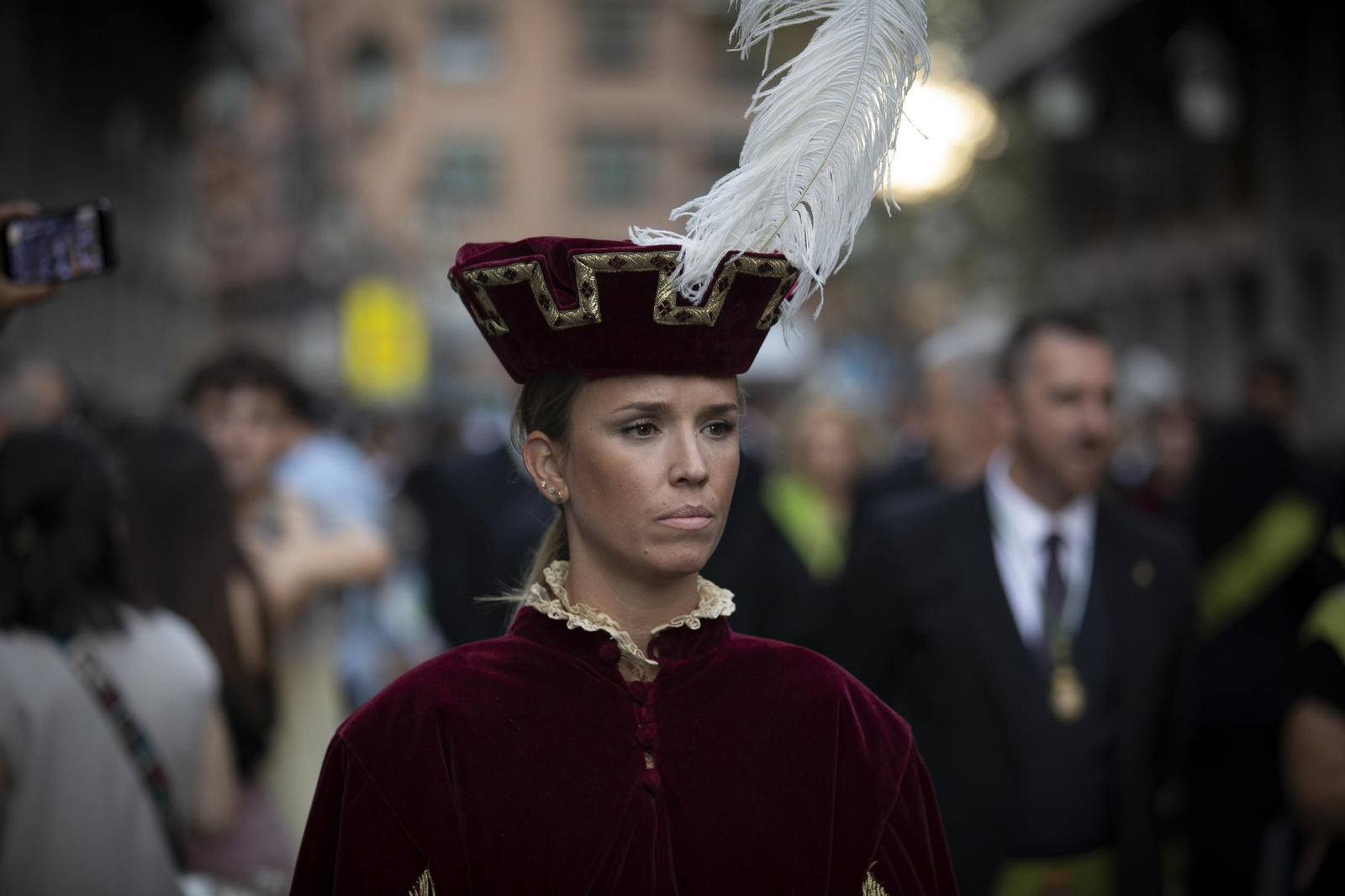 La procesión de la Virgen de las Angustias por Granada, en imágenes