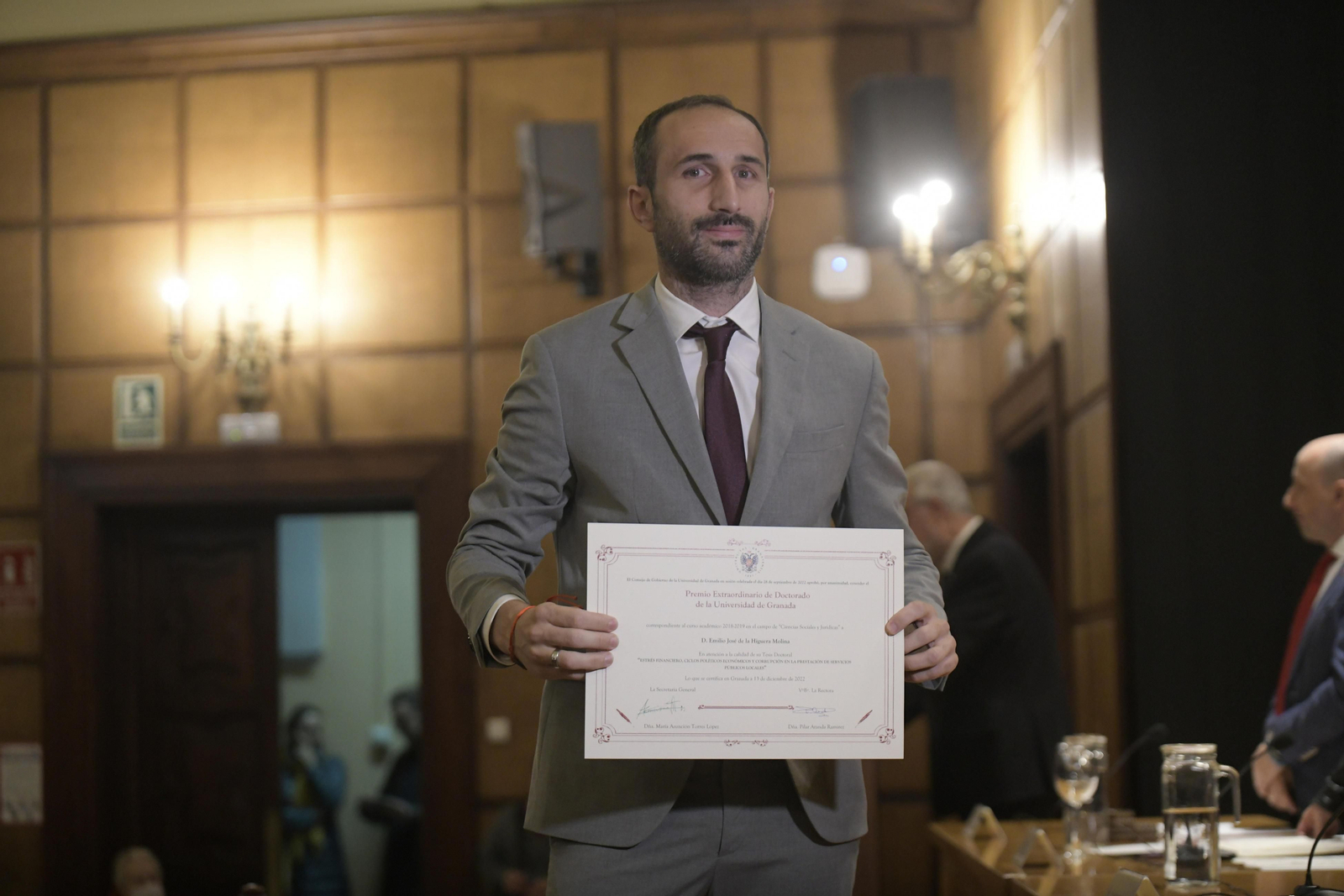 La UGR entrega los Premios Extraordinarios de Doctorado correspondientes al curso 2018/2019