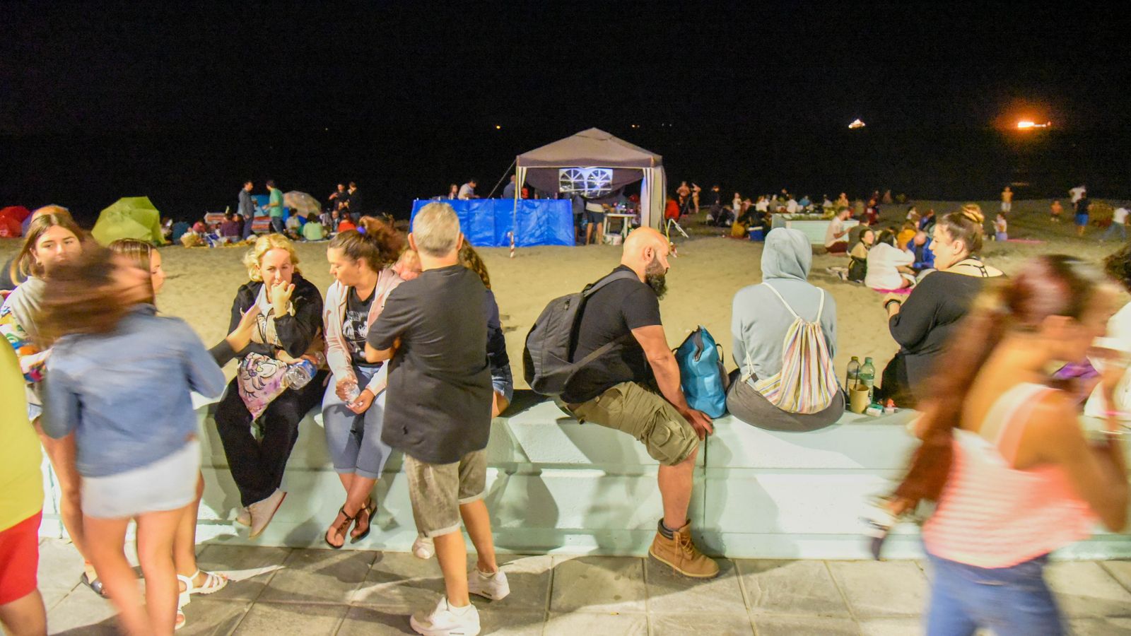 Fotos de la hoguera de San Juan en La Línea