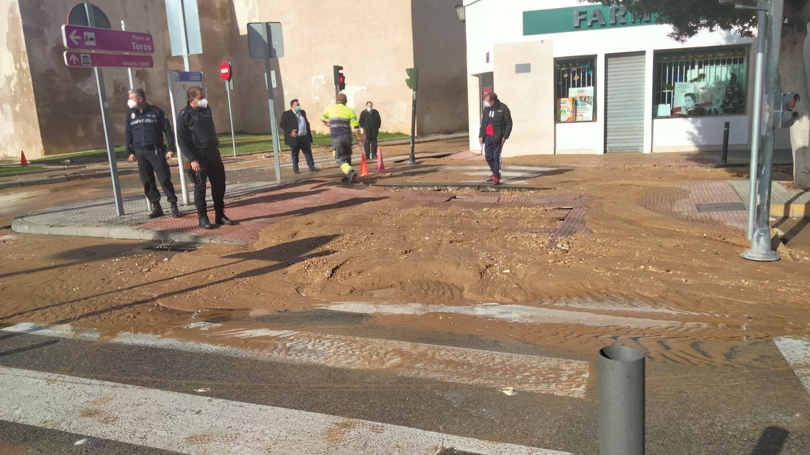 Zona en la que se ha registrado la fuga de agua.