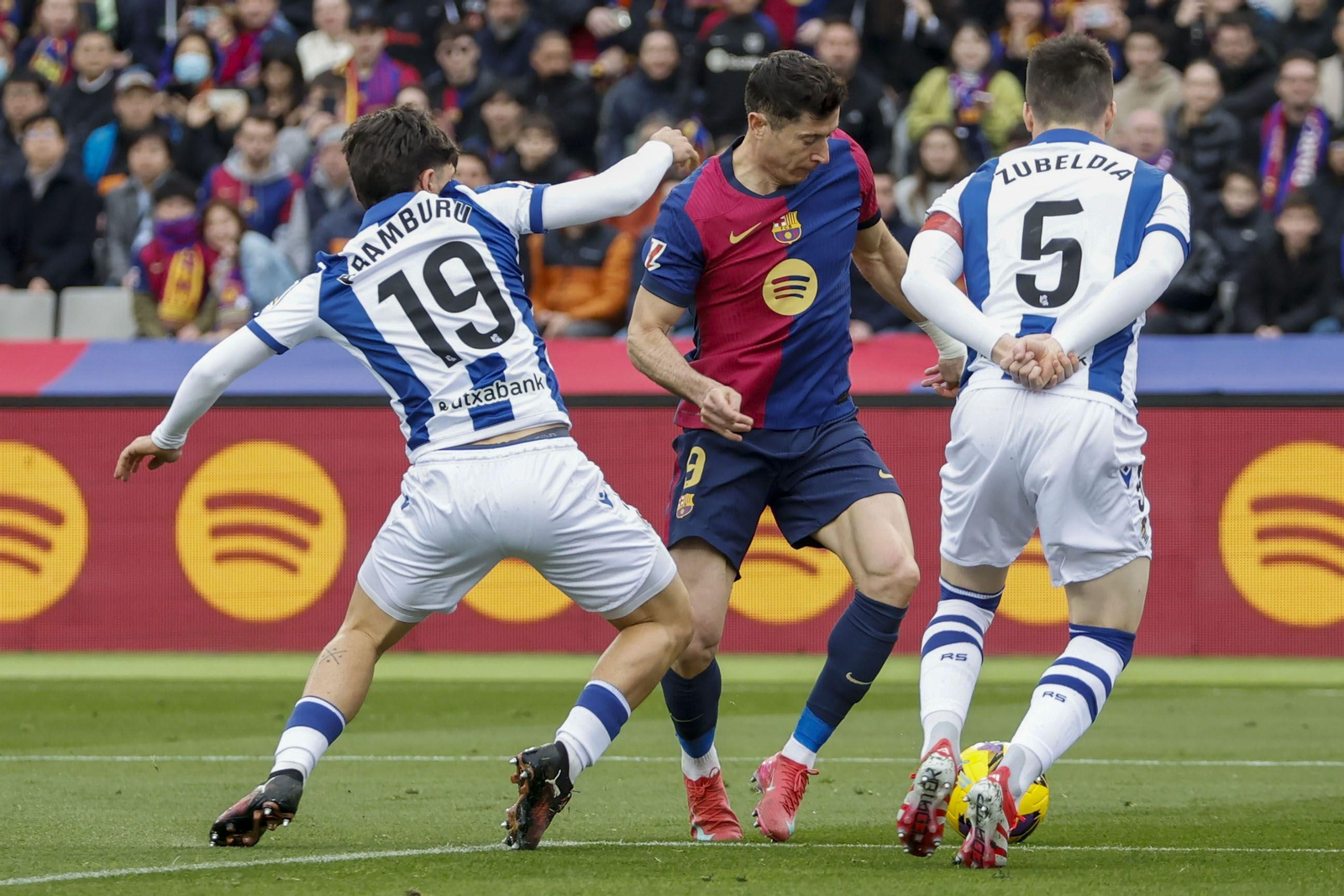 Las imágenes del Barcelona - Real Sociedad