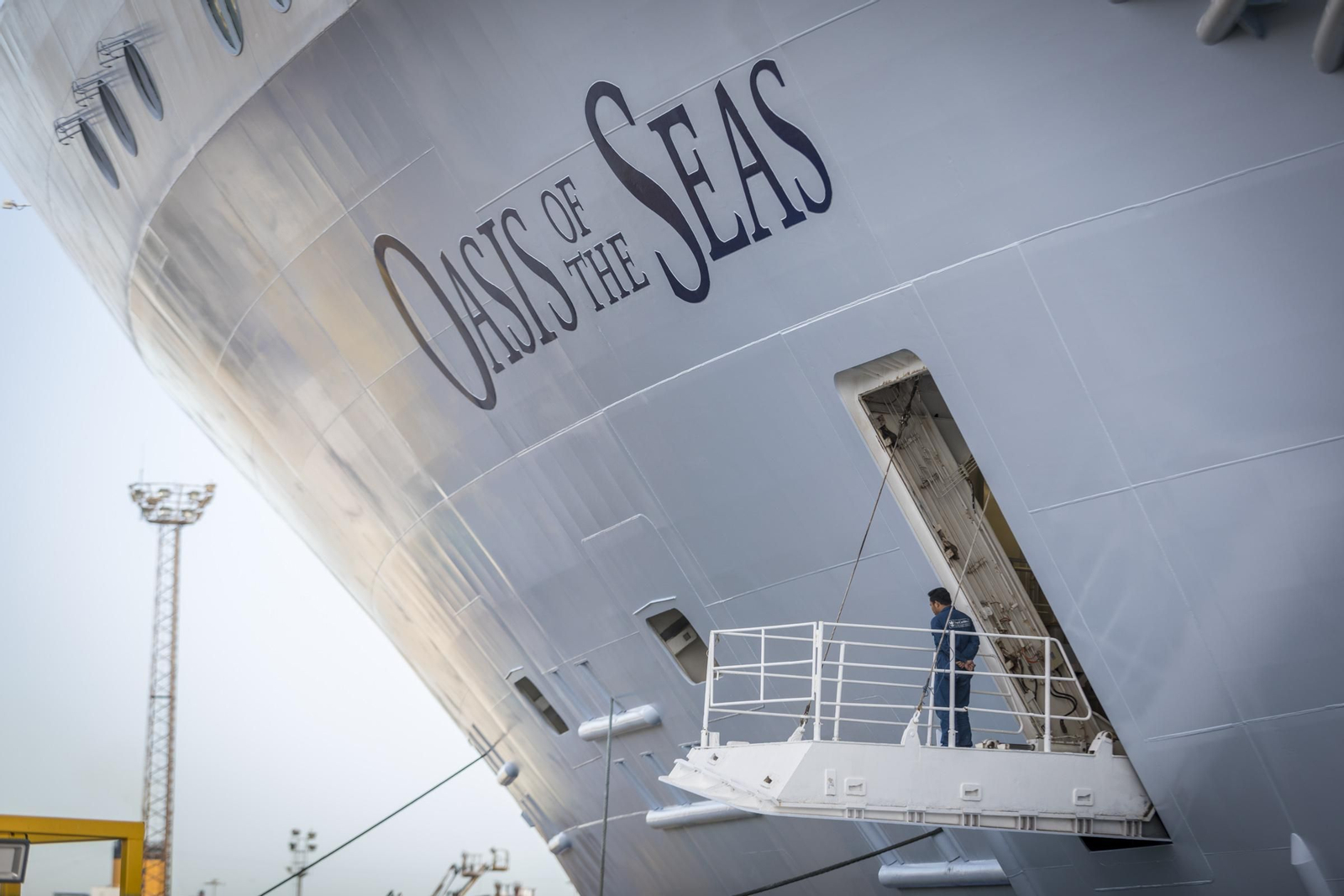 Reparación del 'Oasis of the Seas' en Navantia Cádiz