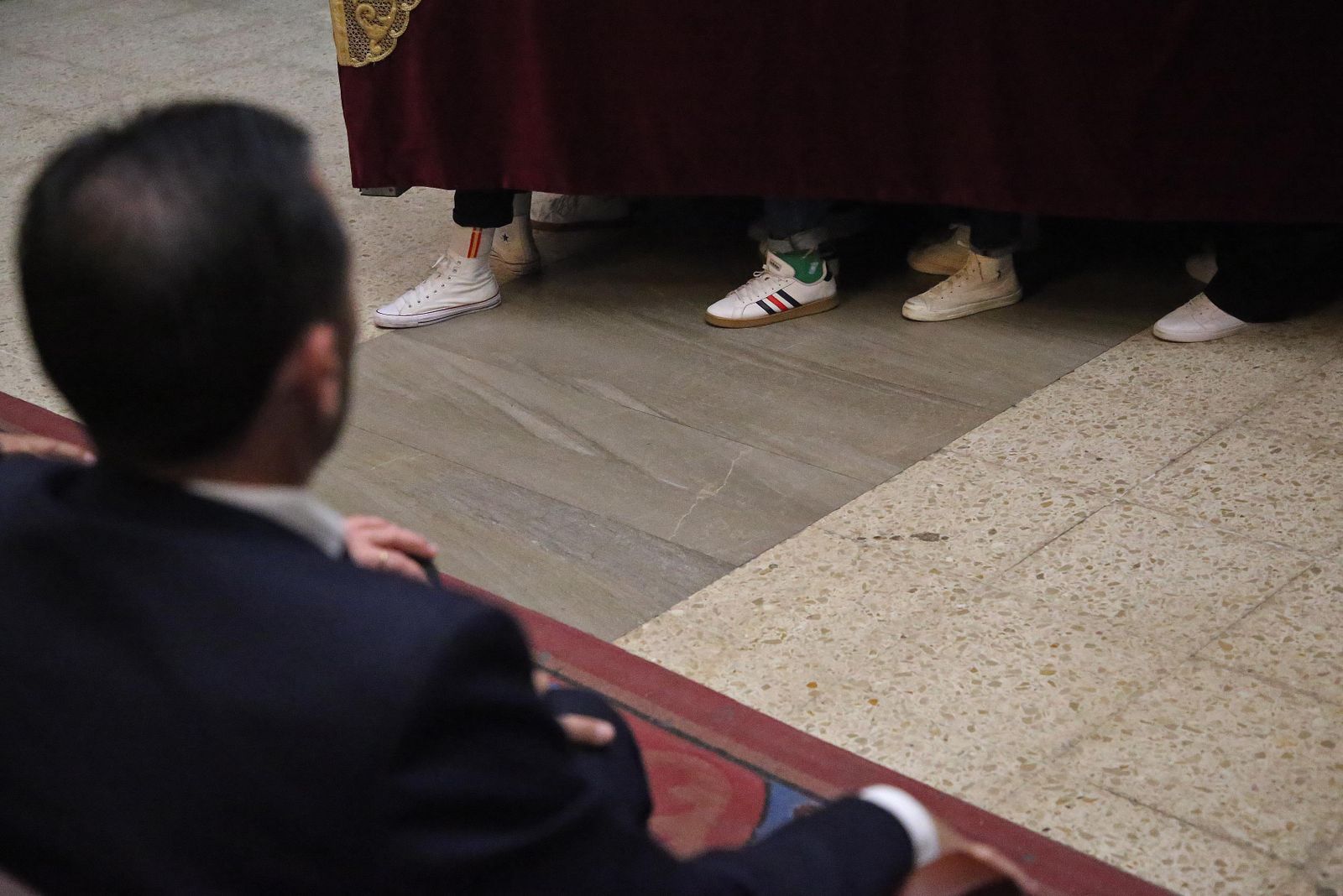 Fotos de la primera levantá de La Borriquita en Algeciras 2023