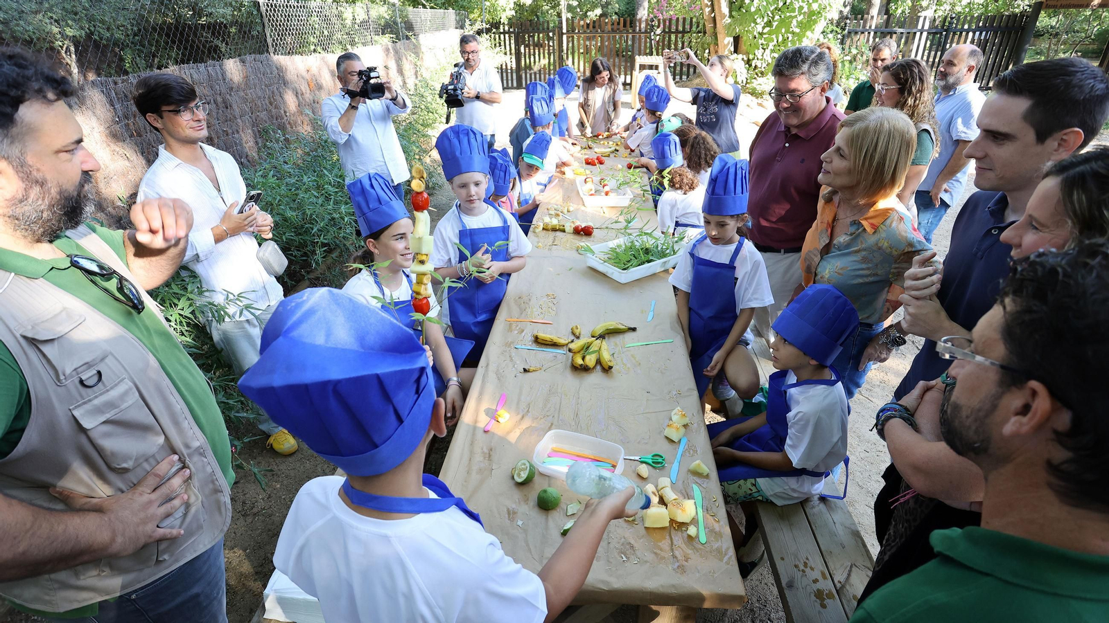 Visita a la escuela de verano en el Zoo de Jerez