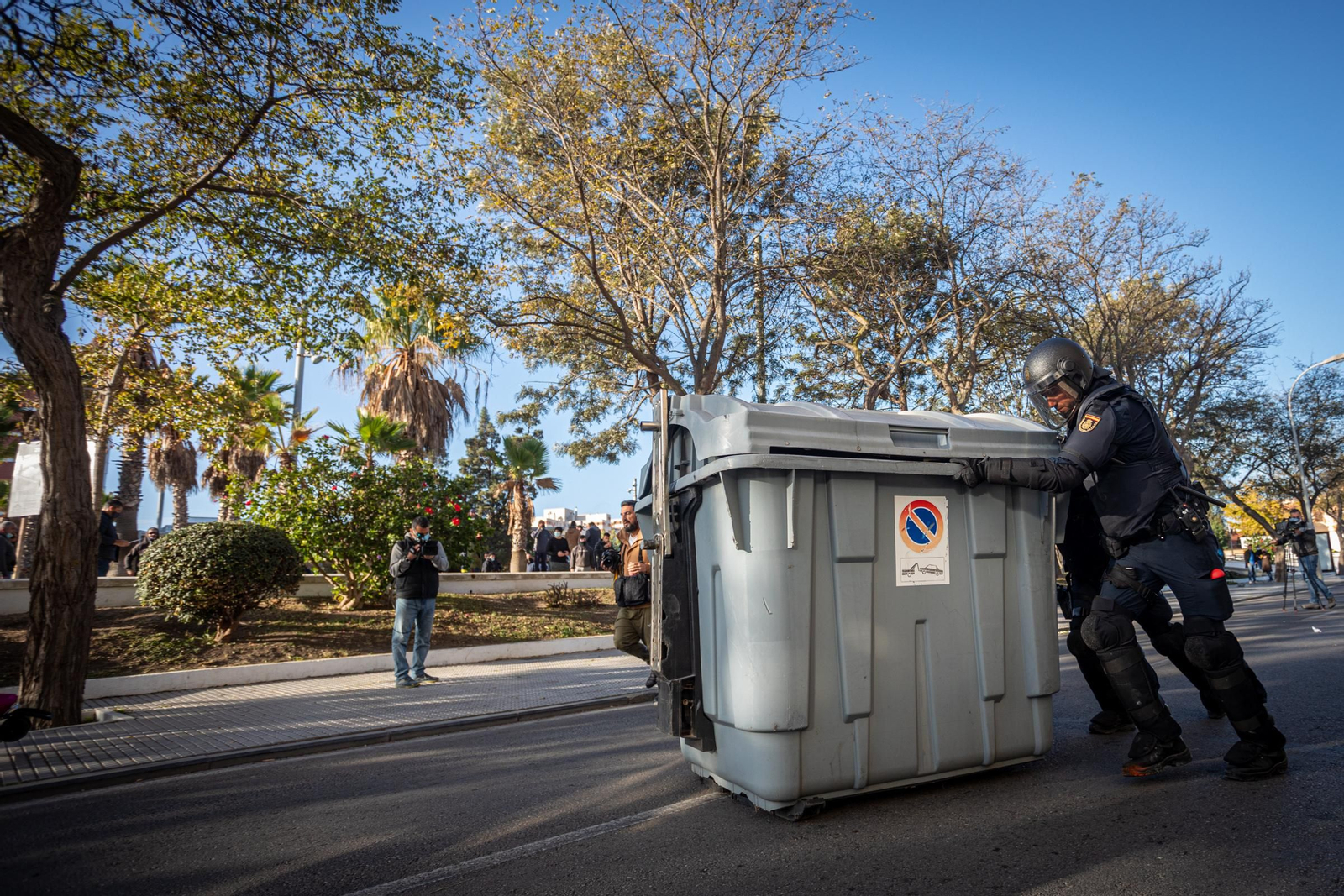 Las imágenes de la tercera jornada de la huelga del metal en Cádiz