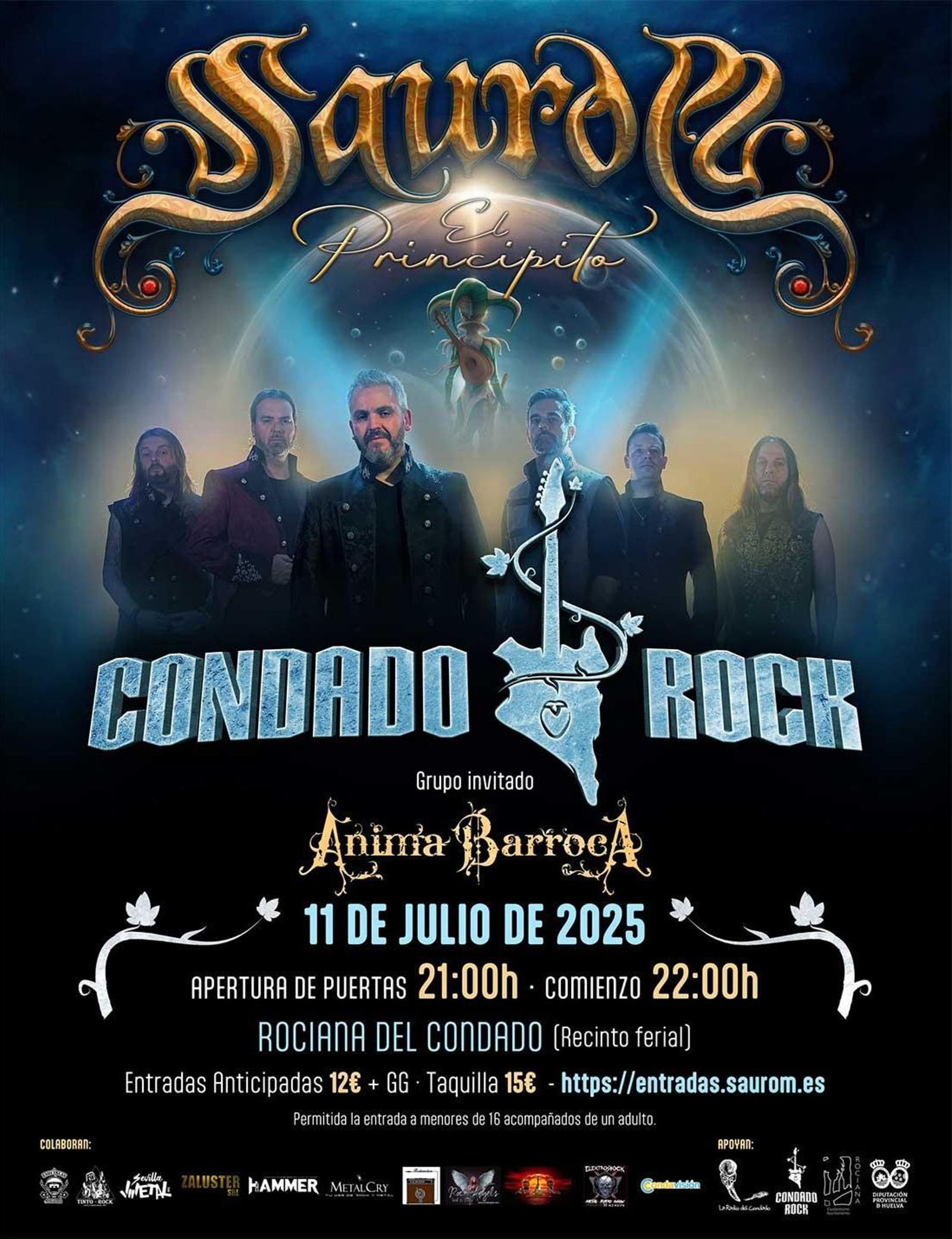 Cartel del festival Condado Rock 2025.