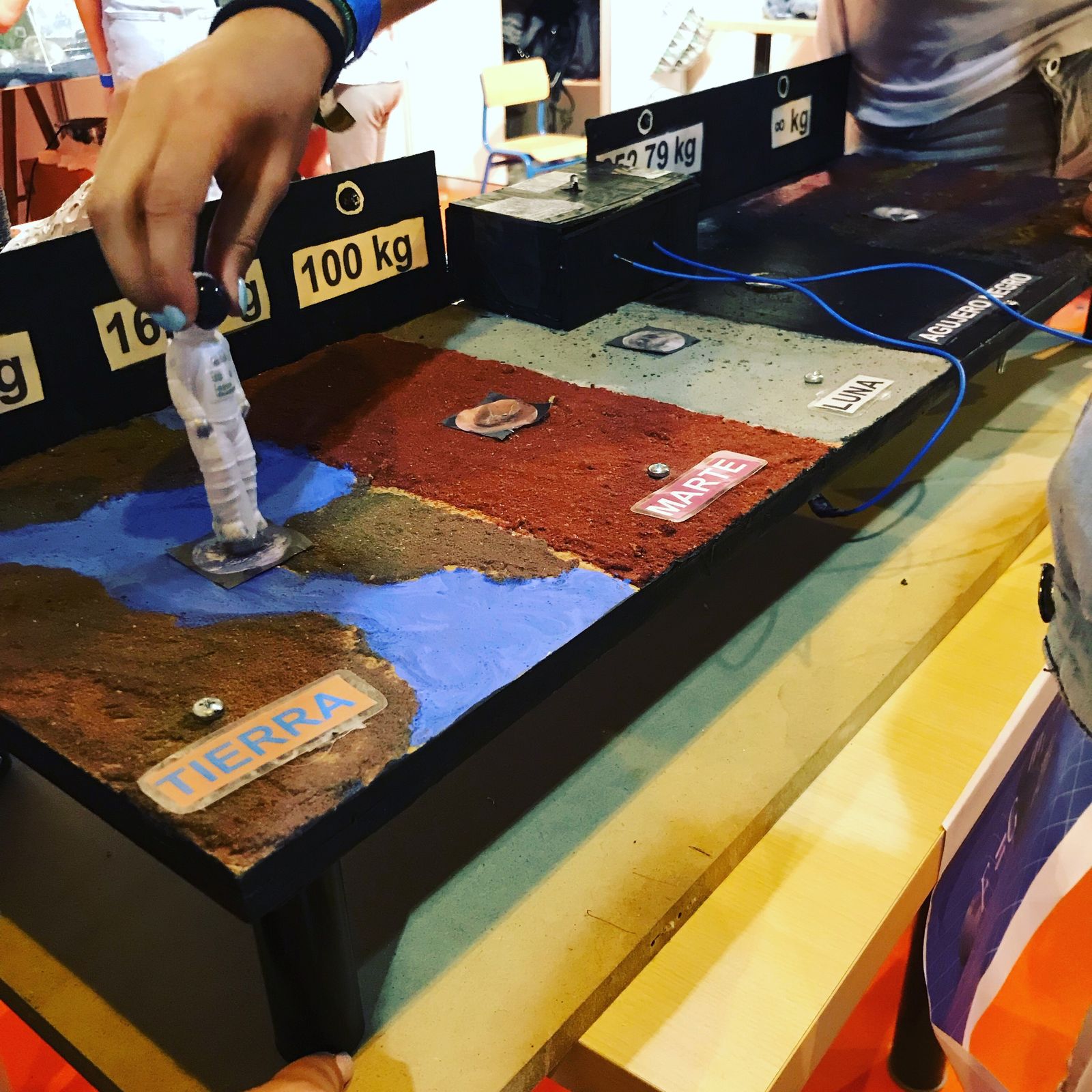 Taller en la Feria de la Ciencia.