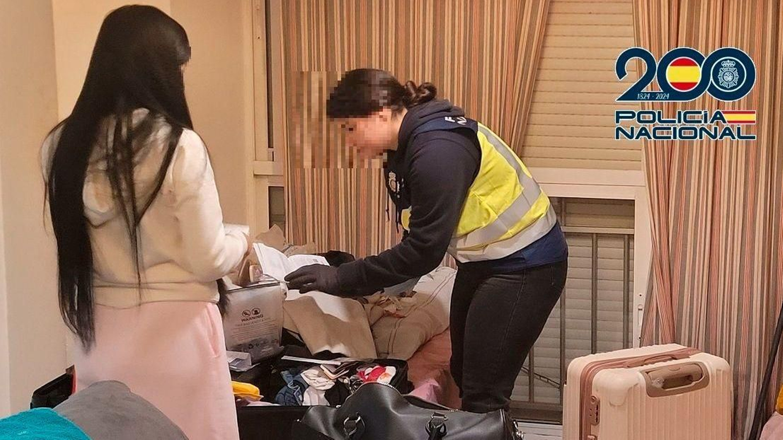 Operacion 'Miranda' de la Policía Nacional en la que han desarticulado una casa de citas en Málga capital