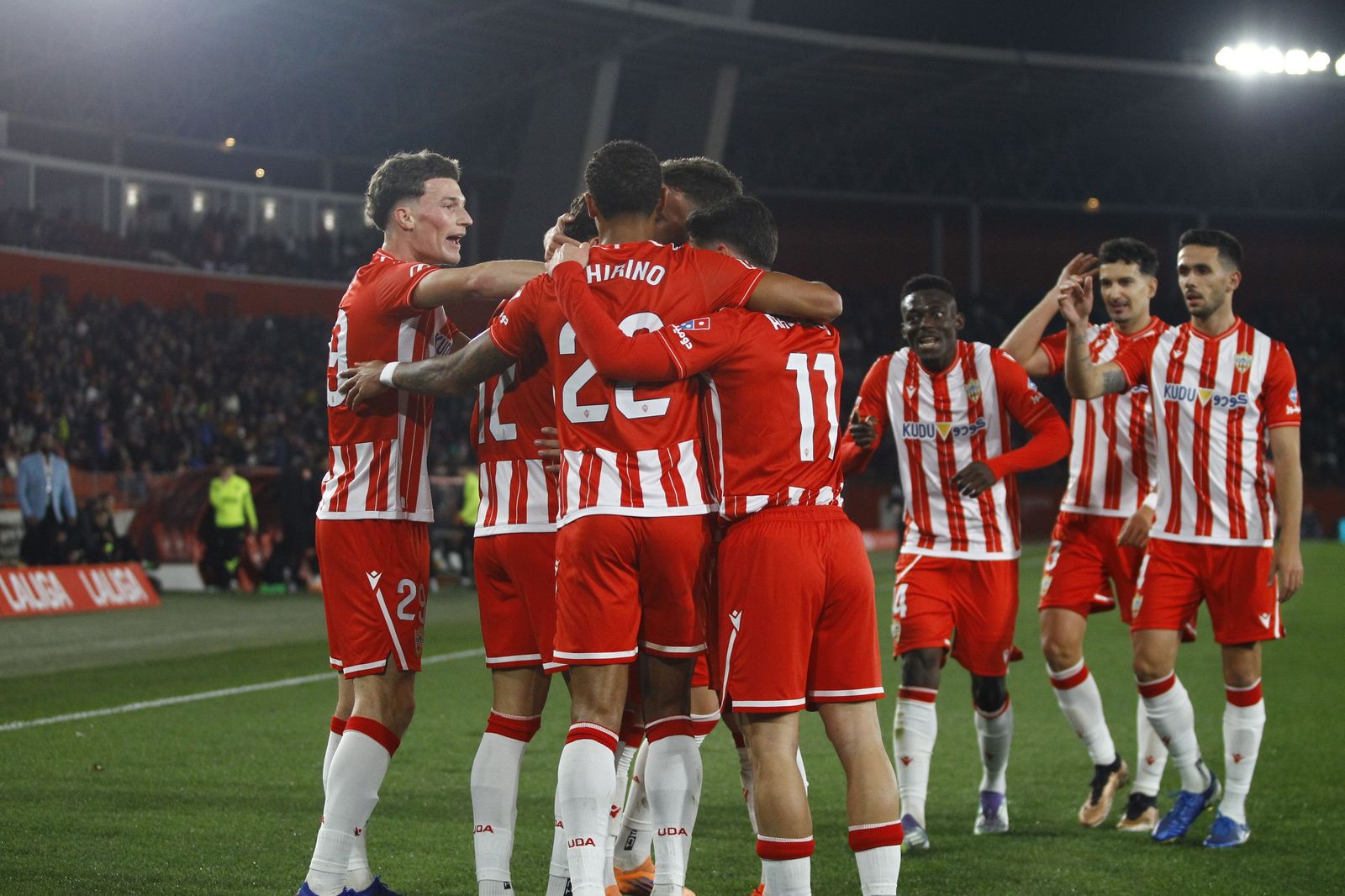 Las fotos del partido U.D. Almería - Deportivo de La Coruña