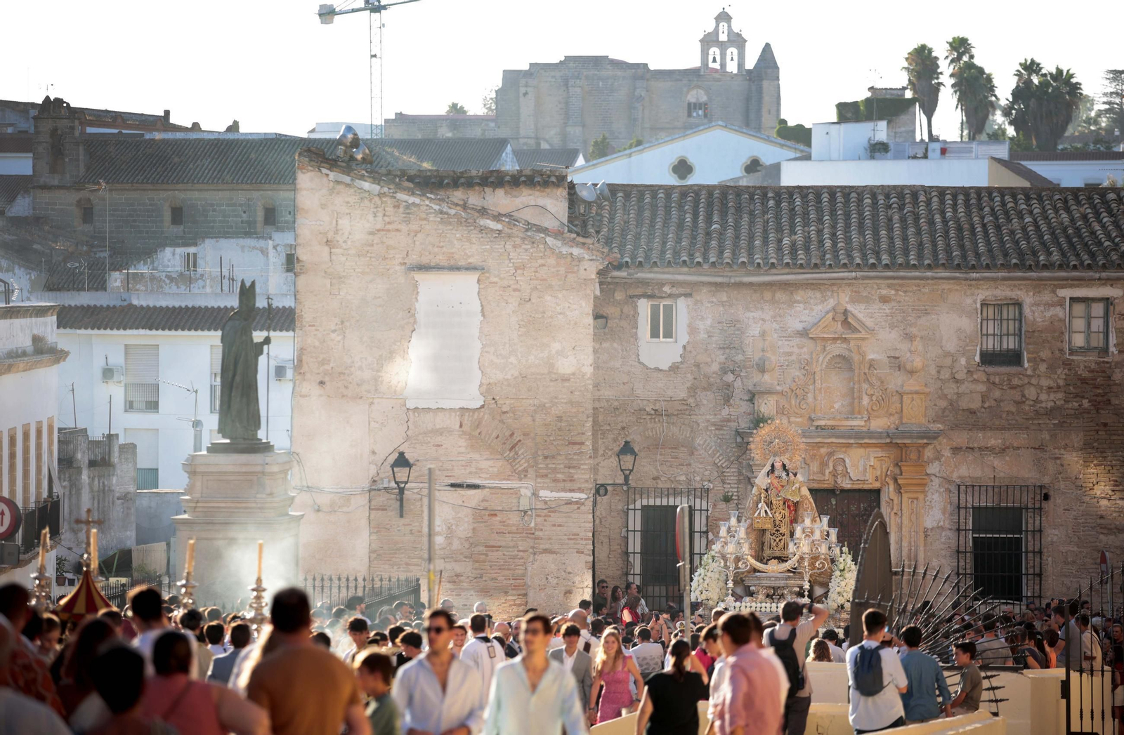 Procesión de la Virgen del Carmen por las calles de Jerez