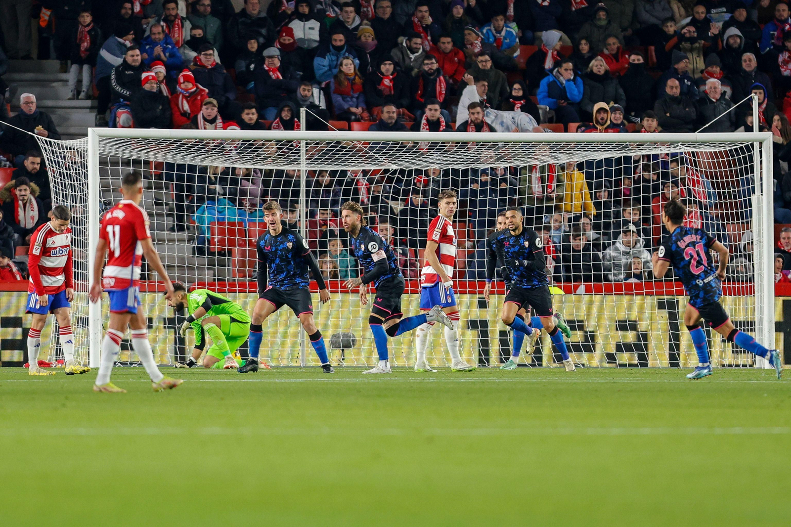 Las imágenes del Granada CF - Sevilla FC