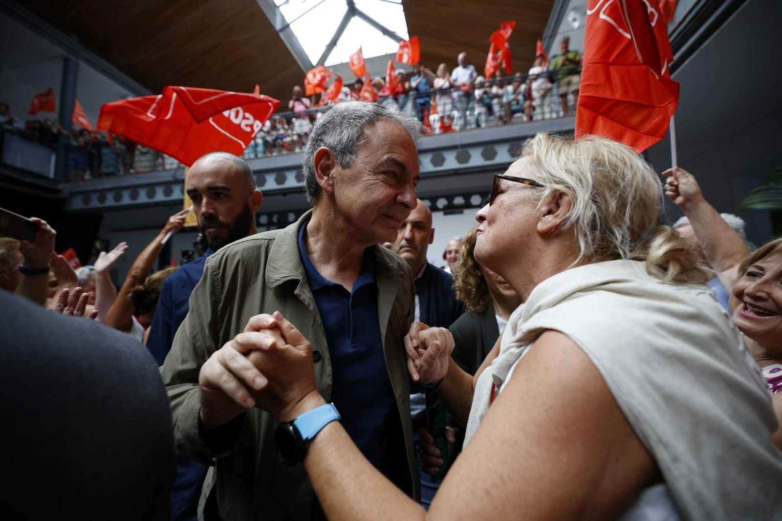 Imágenes del cierre de campaña del PSOE en Cádiz con Rodríguez Zapatero