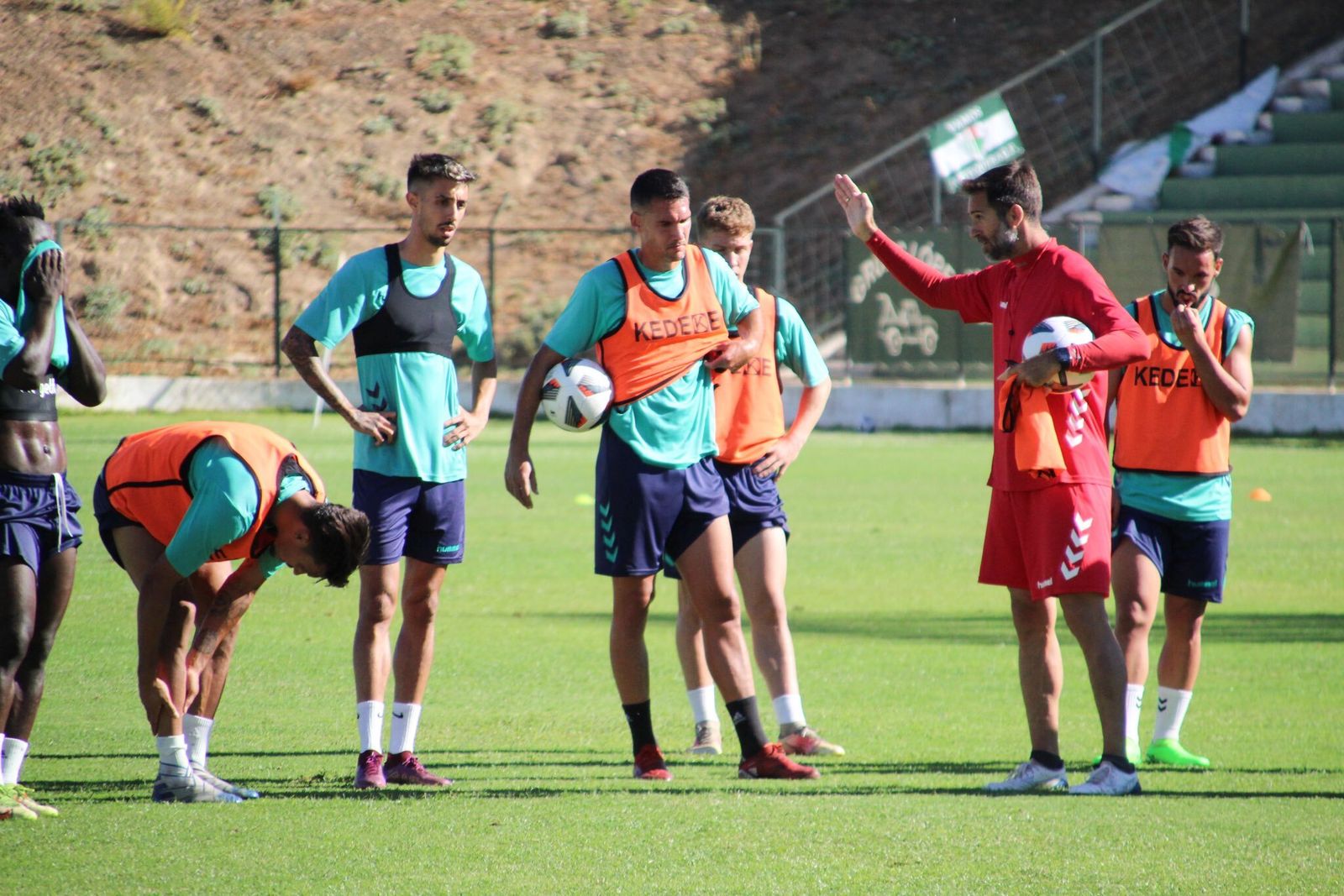 Entrenamiento del Antequera.