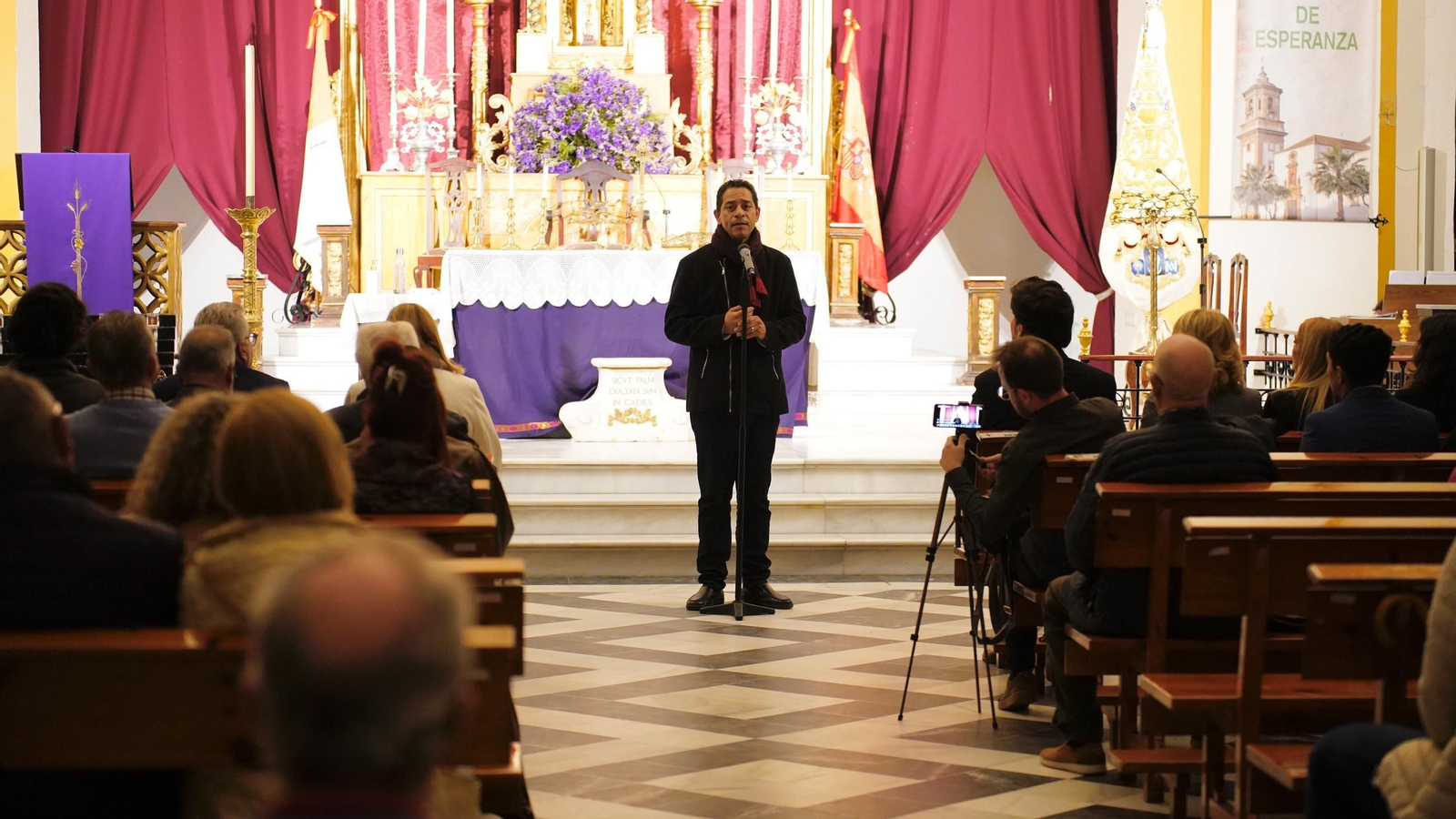 Fotos del recital de saetas de la Hermandad de la Palma y la Sociedad del Cante Grande en Algeciras