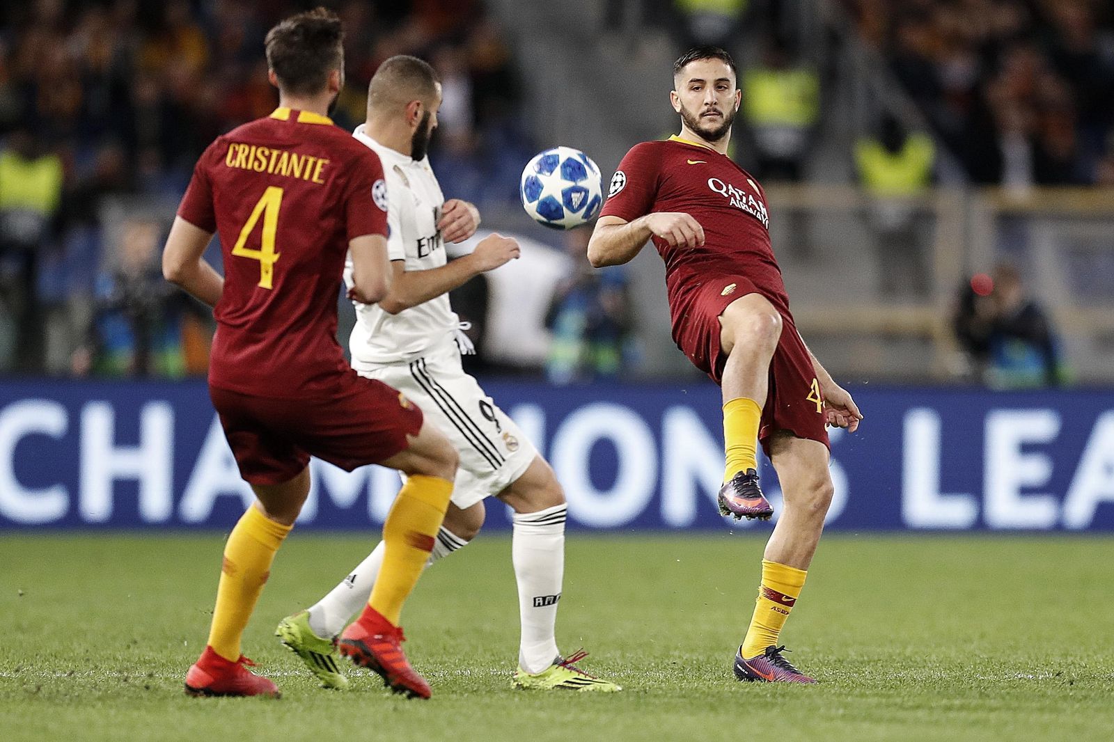 Las imágenes de la Roma-Real Madrid