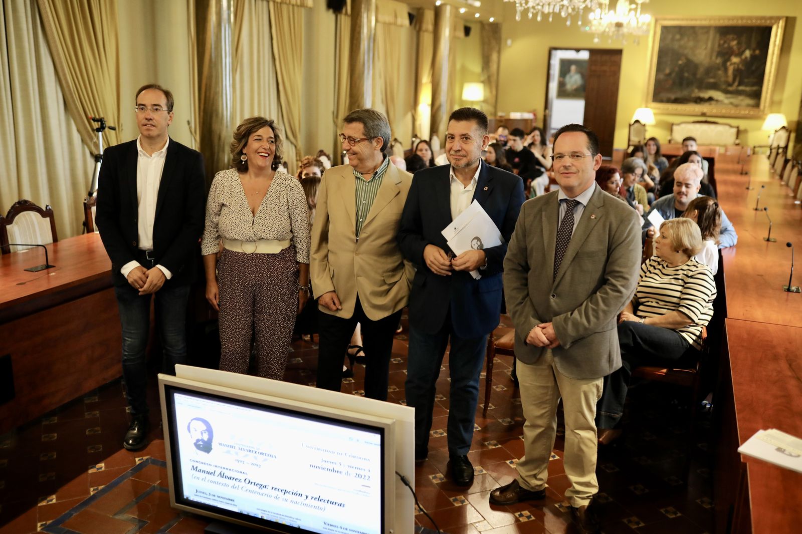 Inauguración de los actos por el centenario de Manuel Álvarez Ortega.