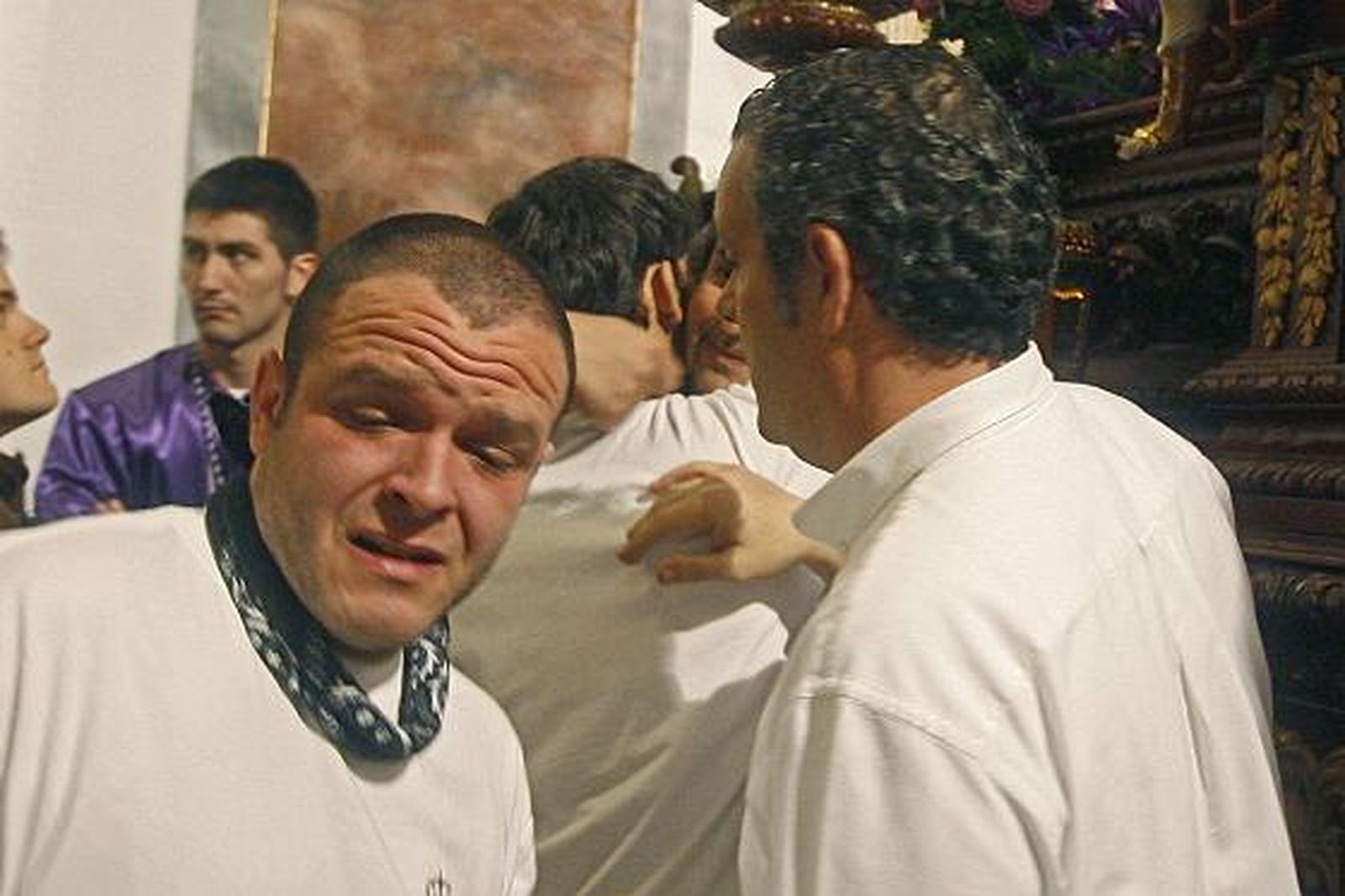 El Nazareno del Amor suspende su salida a causa de la lluvia. 

Foto: Joaquin Pino