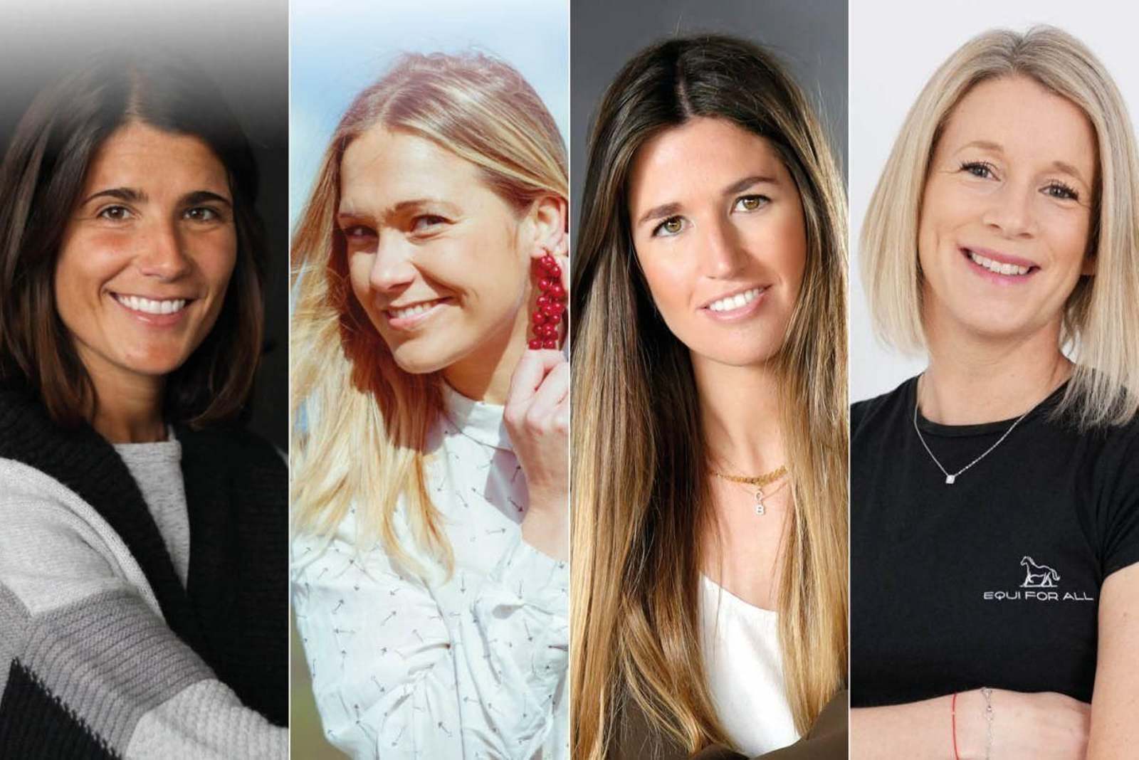 De izquierda a derecha: Claudia de la Riva, Marta Simonet, Claudia Pierre y Lisa Glimvik