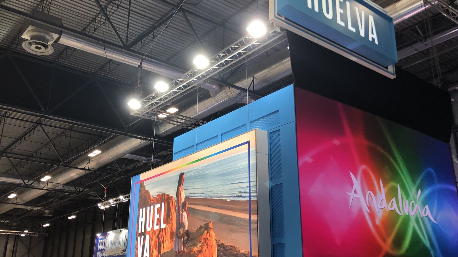 Vista del stand de la provincia de Huelva en Fitur.