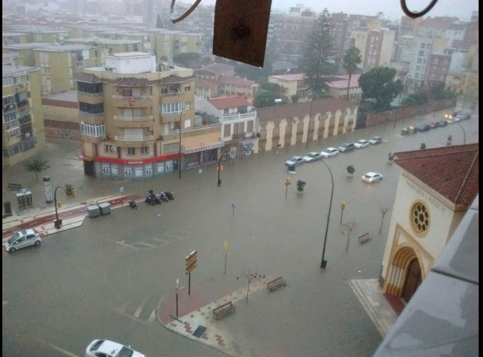 Imágenes de las fuertes lluvias en la provincia