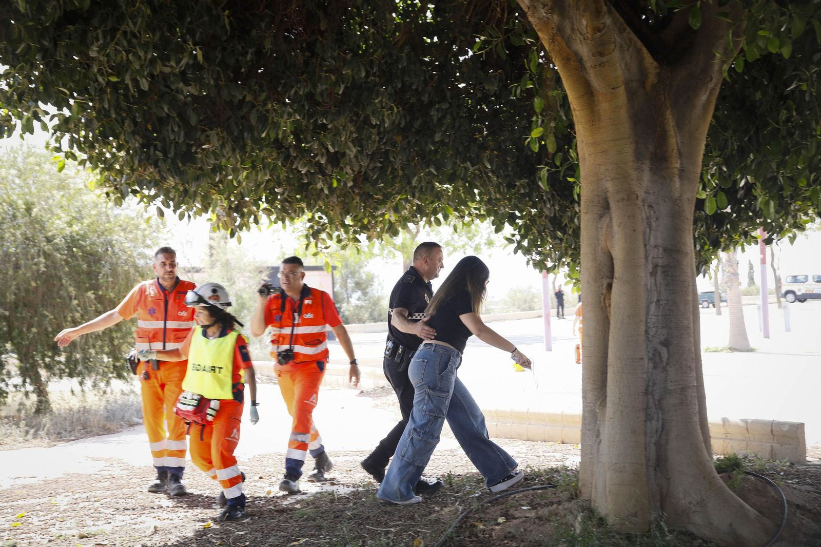 Las mejores imágenes del simulacro emergencias 061