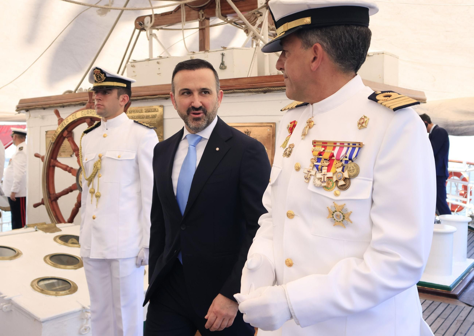 Las imágenes de la parada del 'Juan Sebastián de Elcano' en Cartagena de Indias (Colombia)