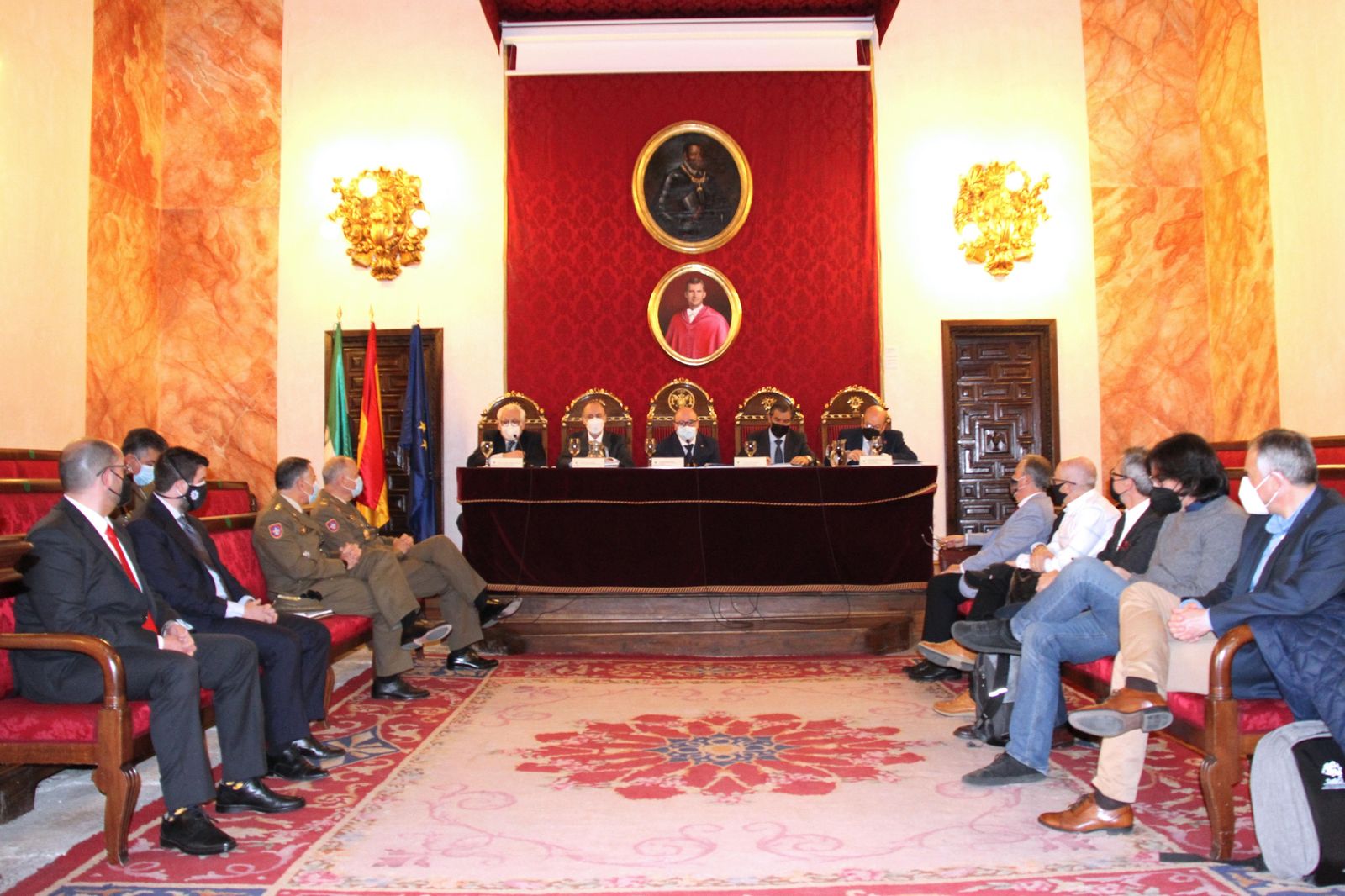 Inauguración de las jornadas en el Salón Rojo.