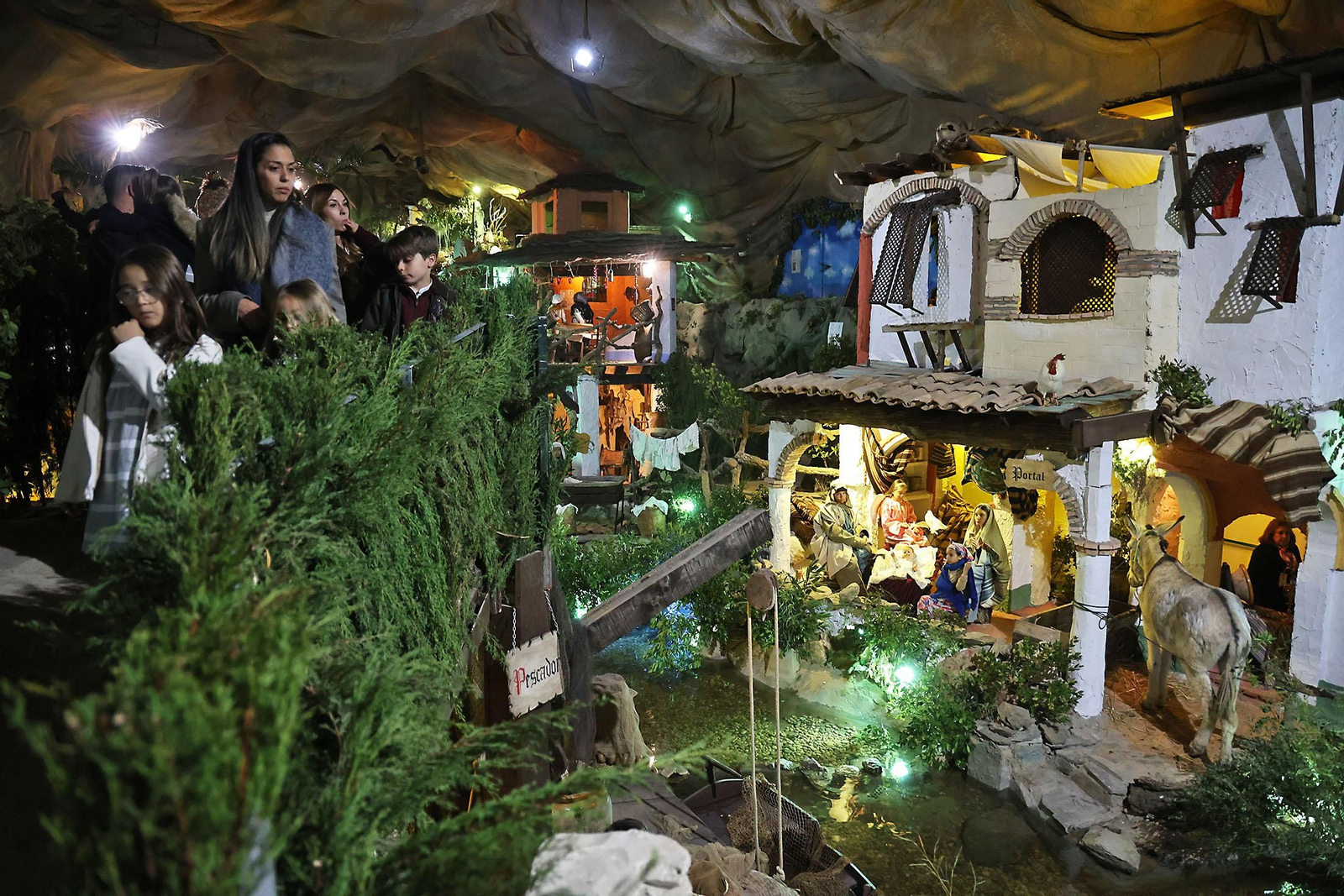 Las imágenes del Belén Viviente de Beas