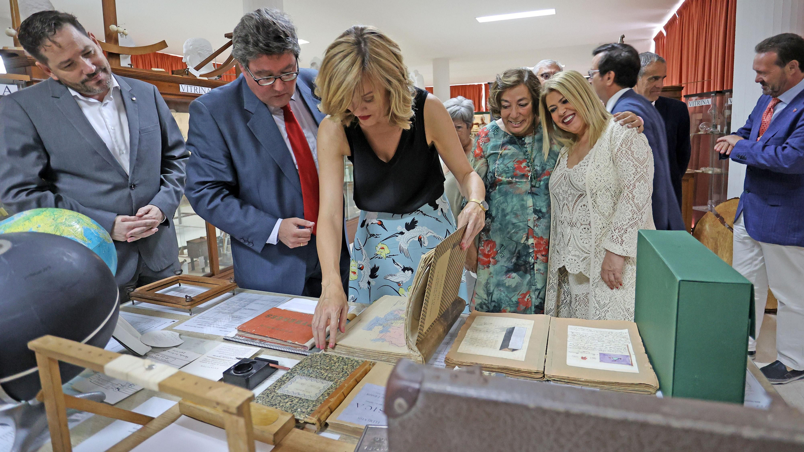 La ministra Pilar Alegría en el IES Coloma de Jerez