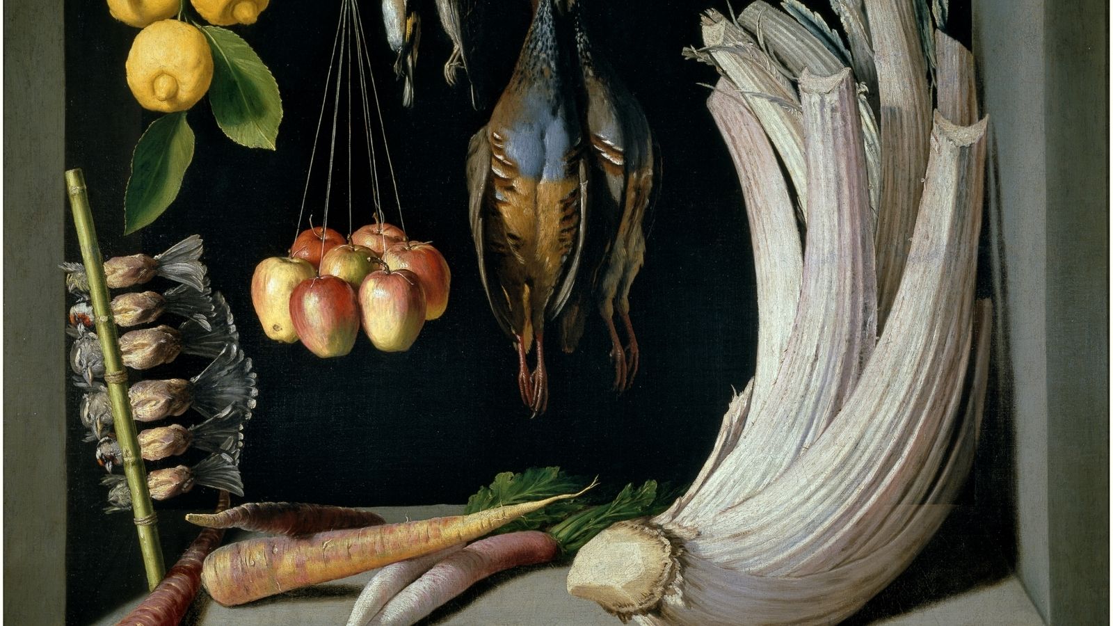 'Bodegón de caza, hortalizas y frutas', de Juan Sánchez Cotán.