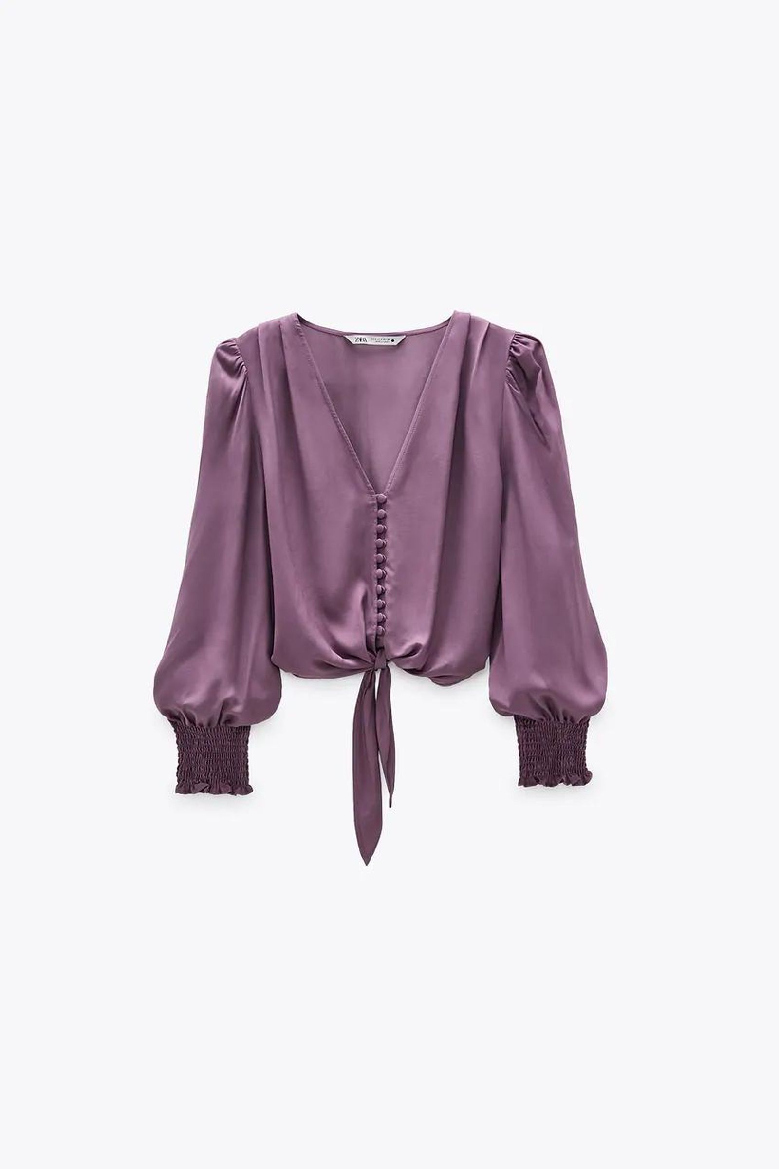 Blusa malva, ahora a 12,99 euros.