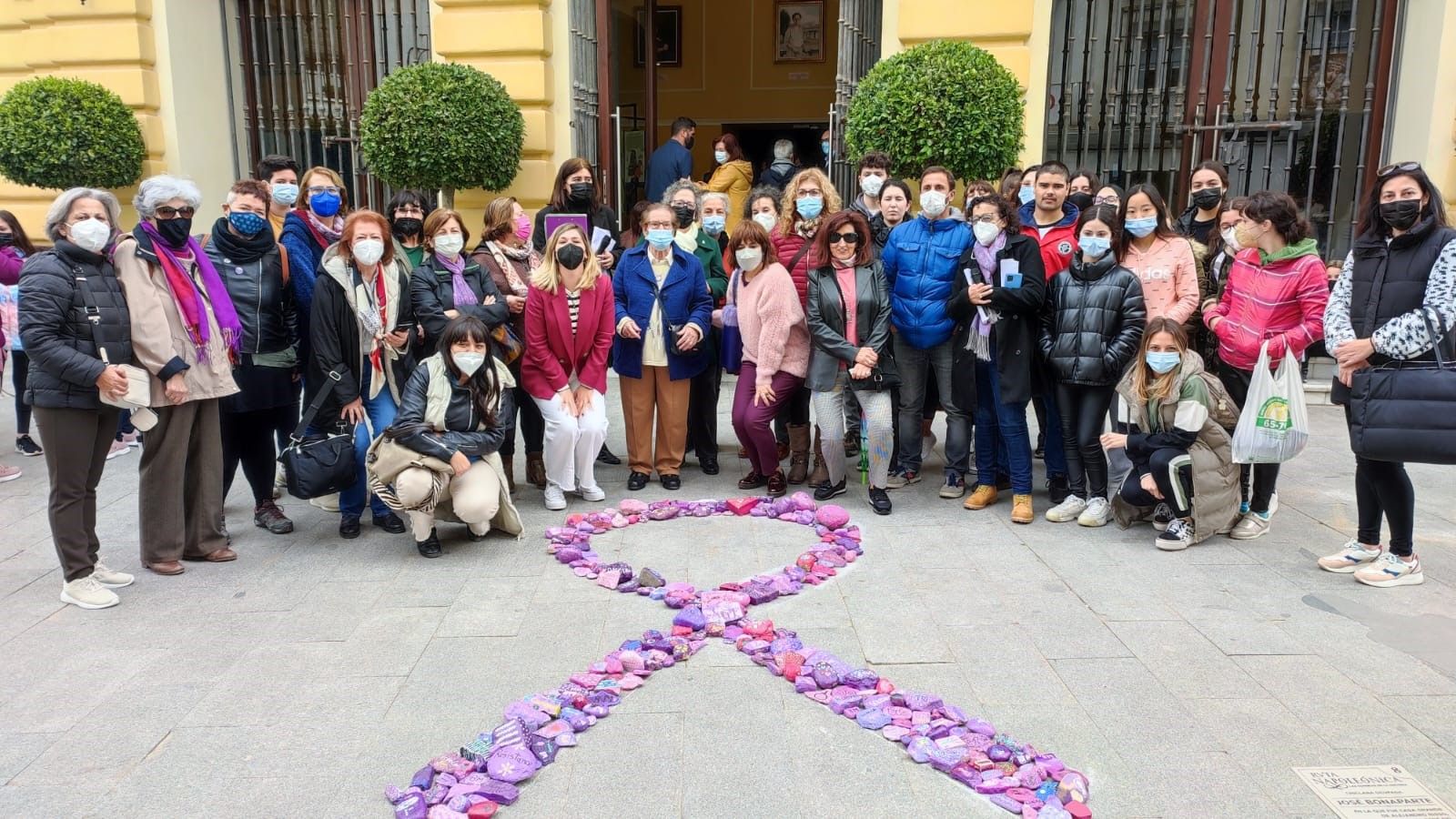 Integrantes de la entidad chiclanera en una imagen de archivo.