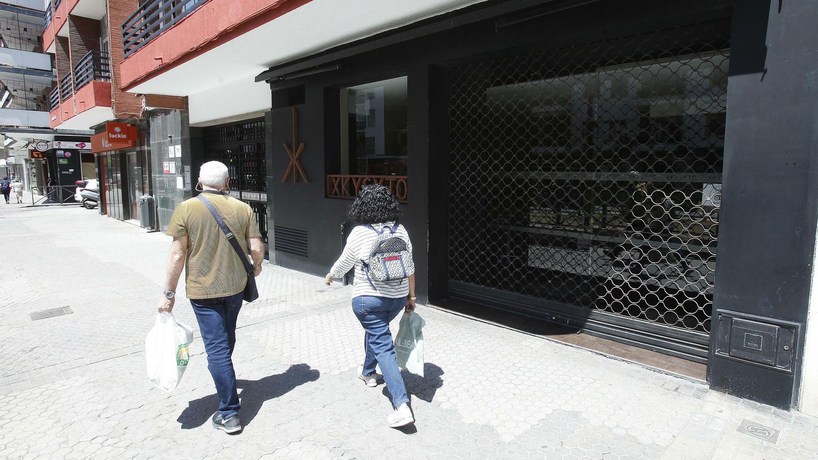 El restaurante Xkysyto, cerrado tras el registro de este martes.