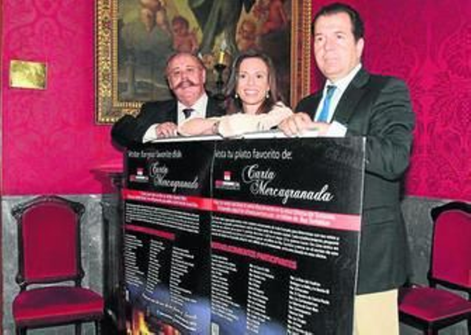 Pablo Amate, Rocío Díaz y Adolfo Orti.