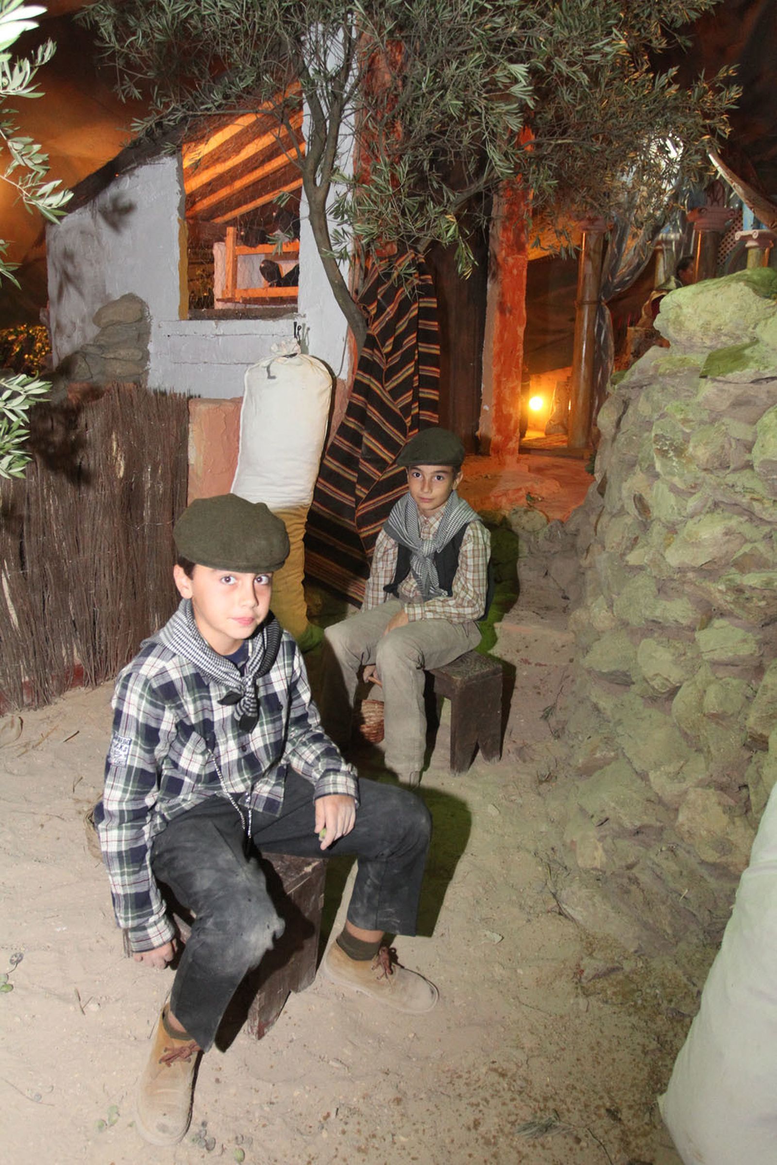 Imágenes de la inauguración del Belén viviente de Beas