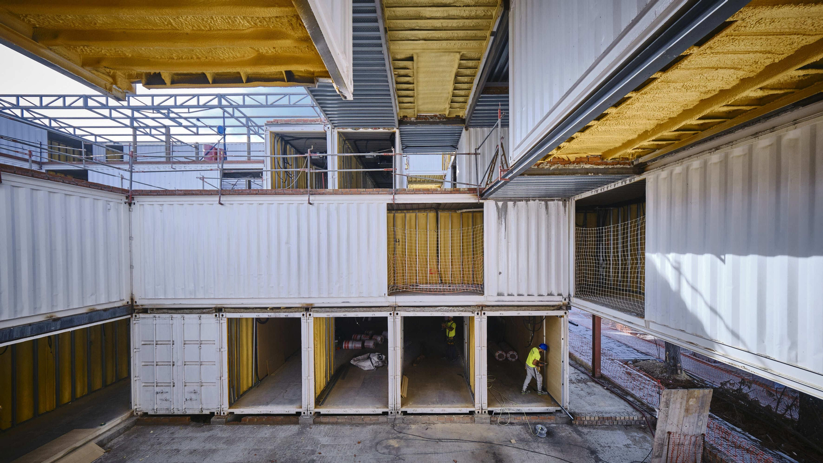 Obras del proyecto Incubazul.