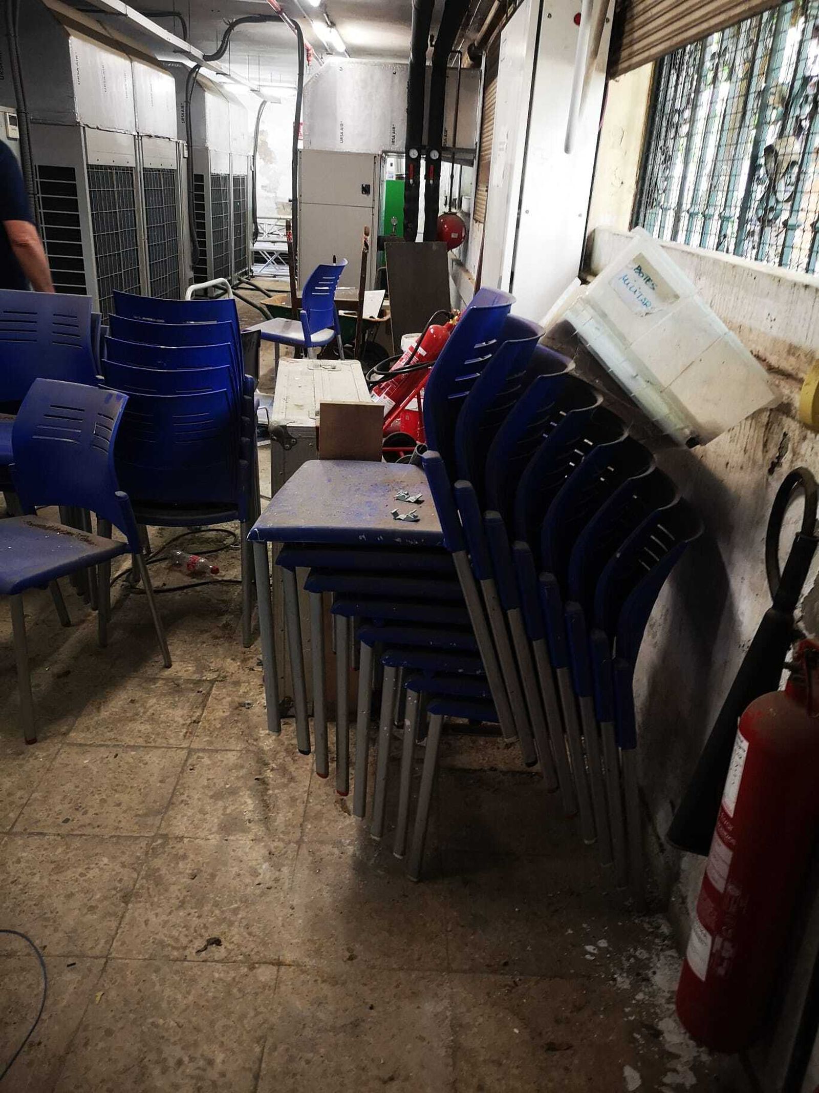 El deprorable estado del teatro Lope de Vega.