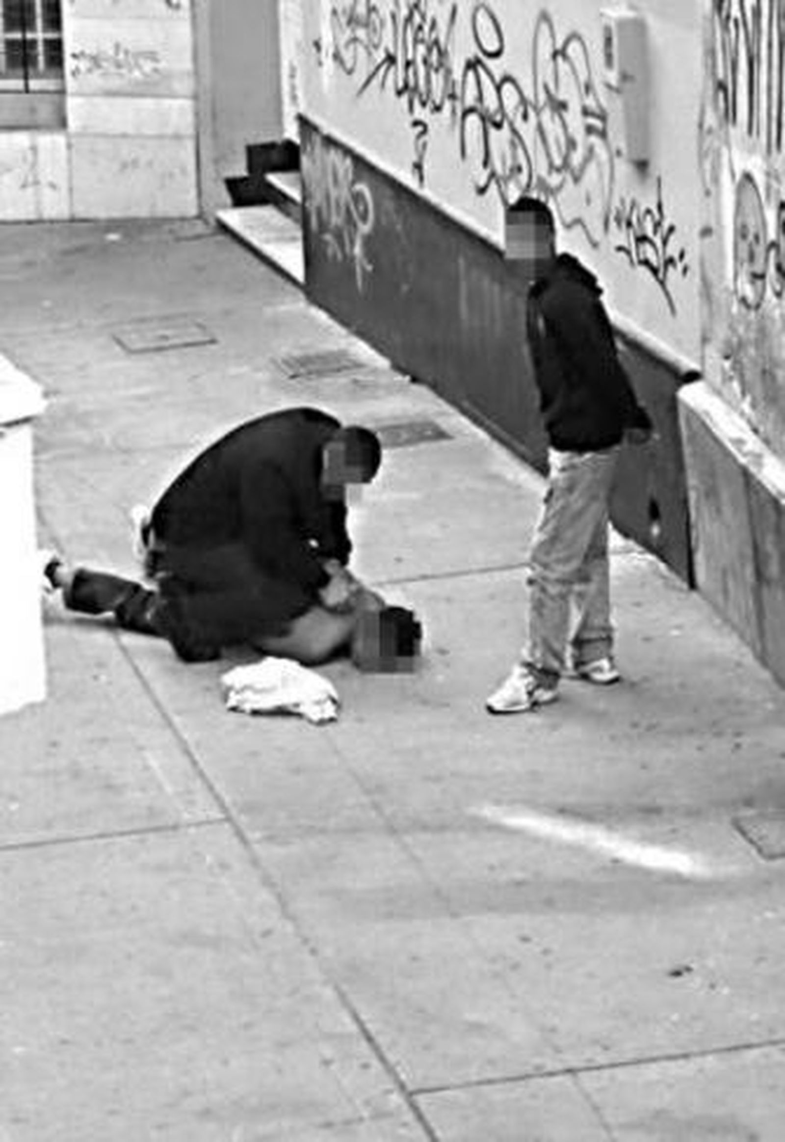 Fue retenido por un vecino.