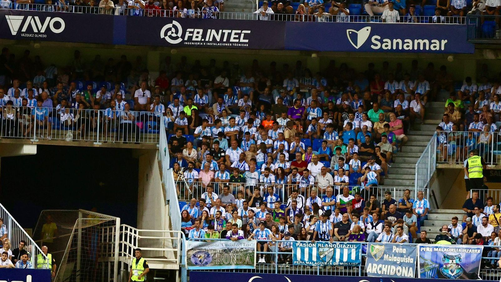 El Málaga CF - Elche, en fotos