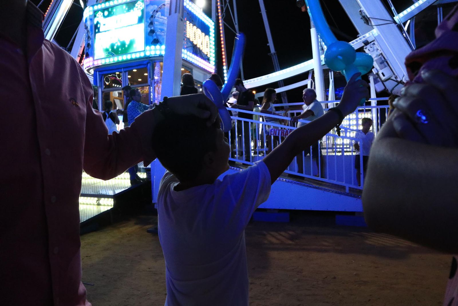 Imágenes del ambiente de Colombinas el día 4 de agosto