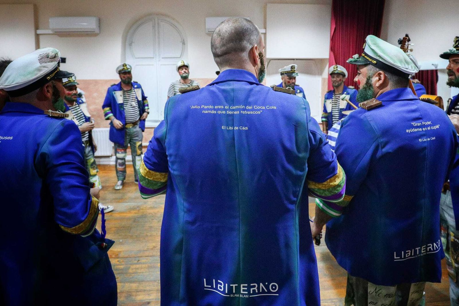 Ambiente en camerinos