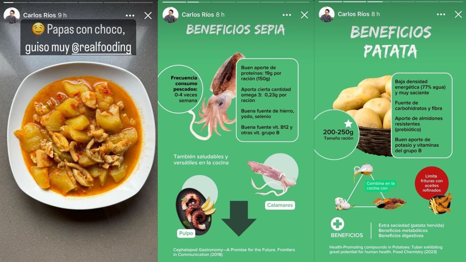 Los beneficios de las papas con choco