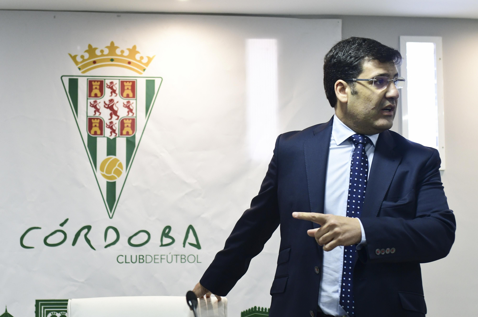 Jesús León, durante un acto reciente en El Arcángel.