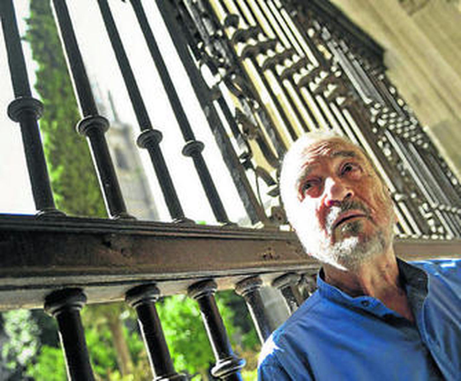 Jean-Claude Carriére, el jueves, durante una visita a Toledo.