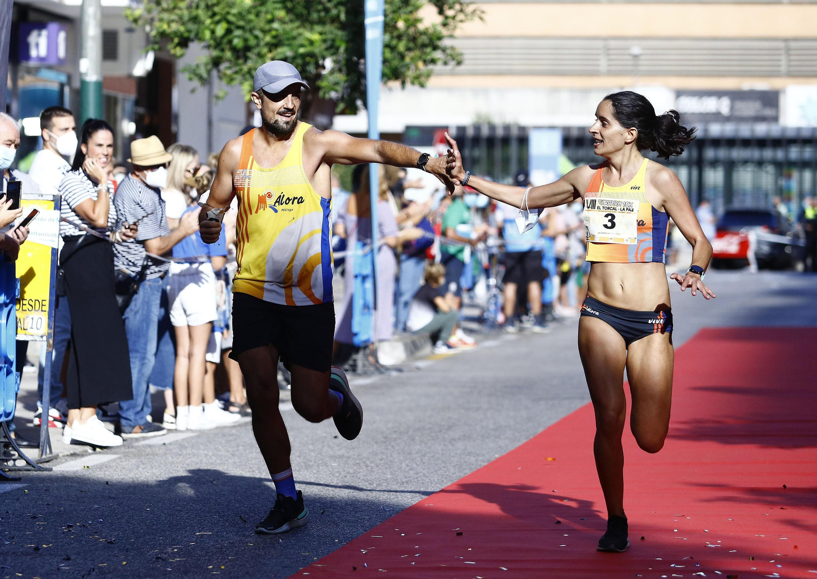 Las fotos de la primera carrera urbana en Málaga tras la pandemia Las fotos de la primera carrera urbana en Málaga tras la pandemia