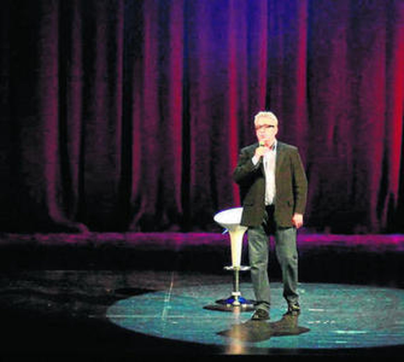 Leo Harlem en el Auditorio Maestro Padilla.