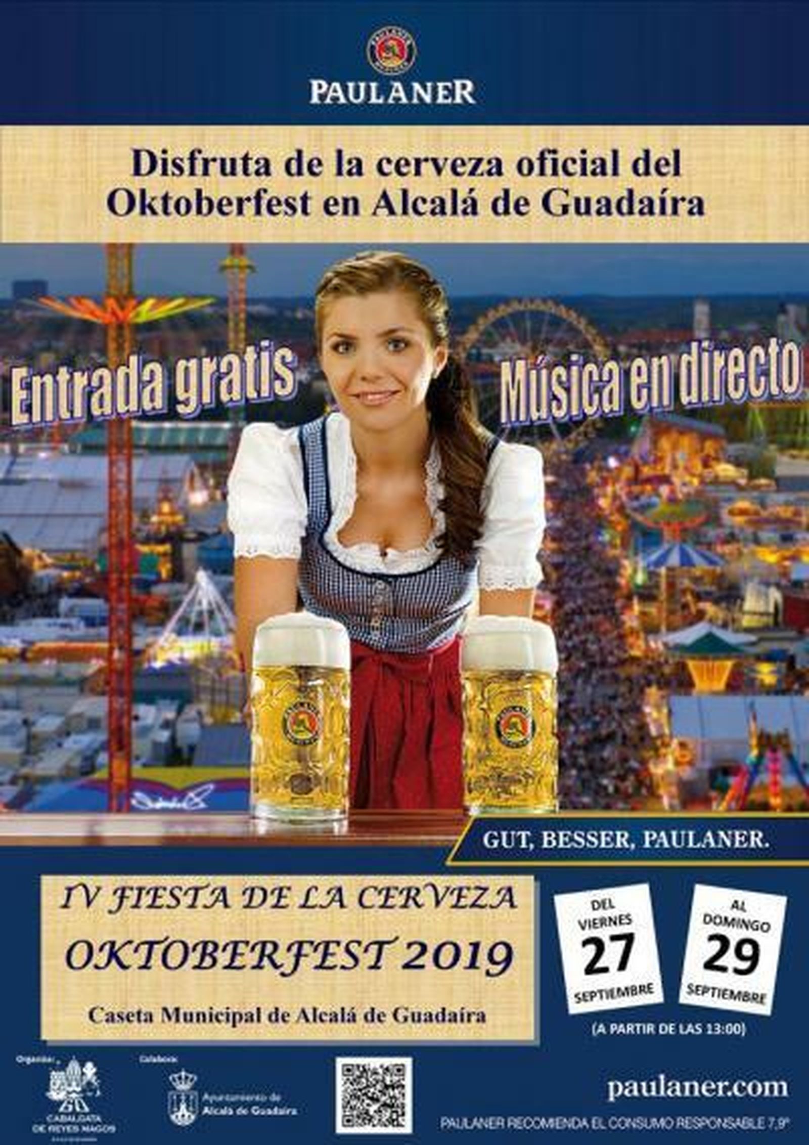 Cartel de la Oktoberfest en Alcalá de Guadaíra.